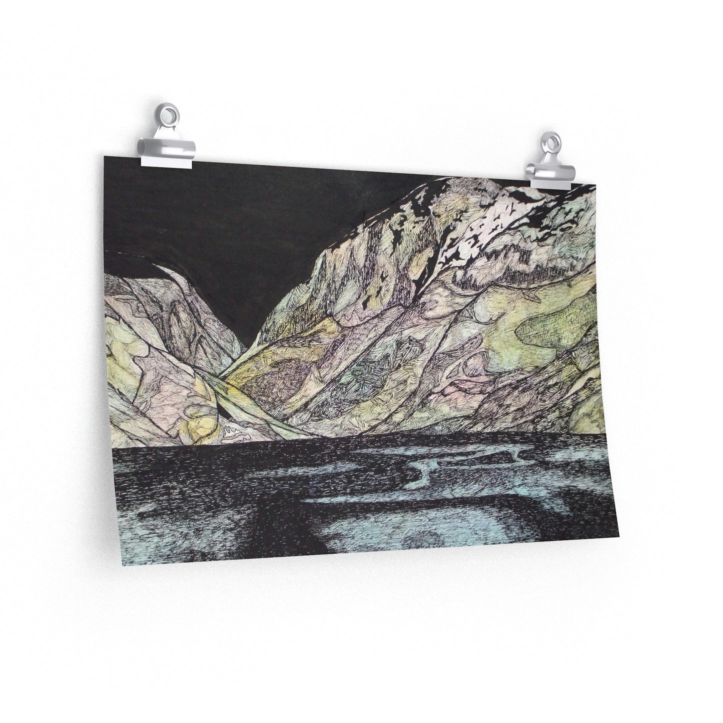 LAKE GUDVAGAN Premium Matte horizontal posters