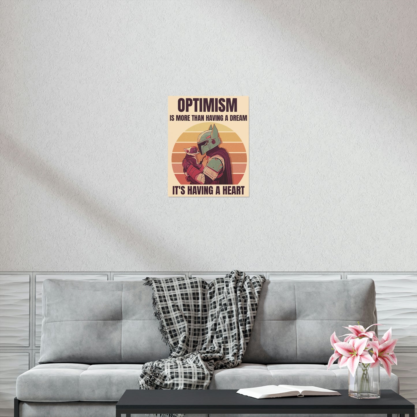 OPTIMISM Premium Matte Vertical Posters