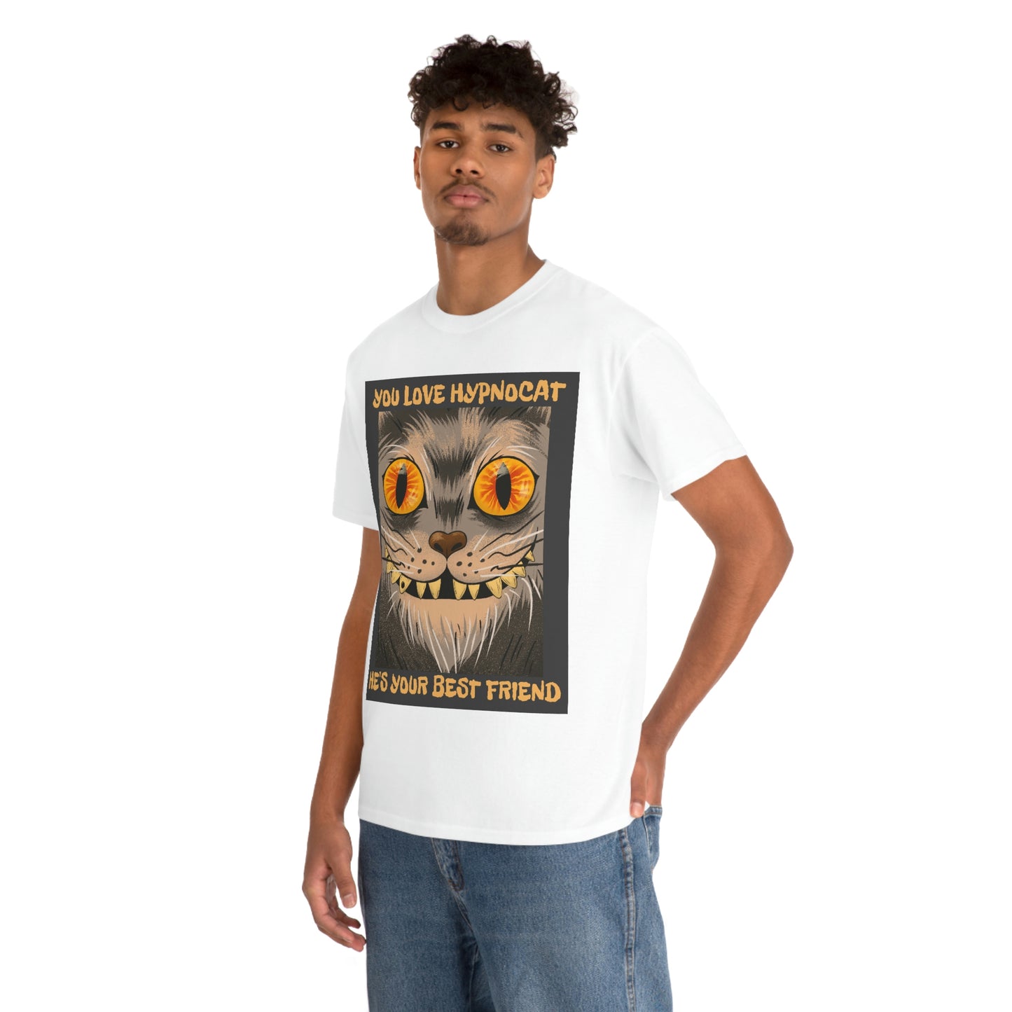 YOU LOVE HYPNOCAT Unisex Heavy Cotton Tee