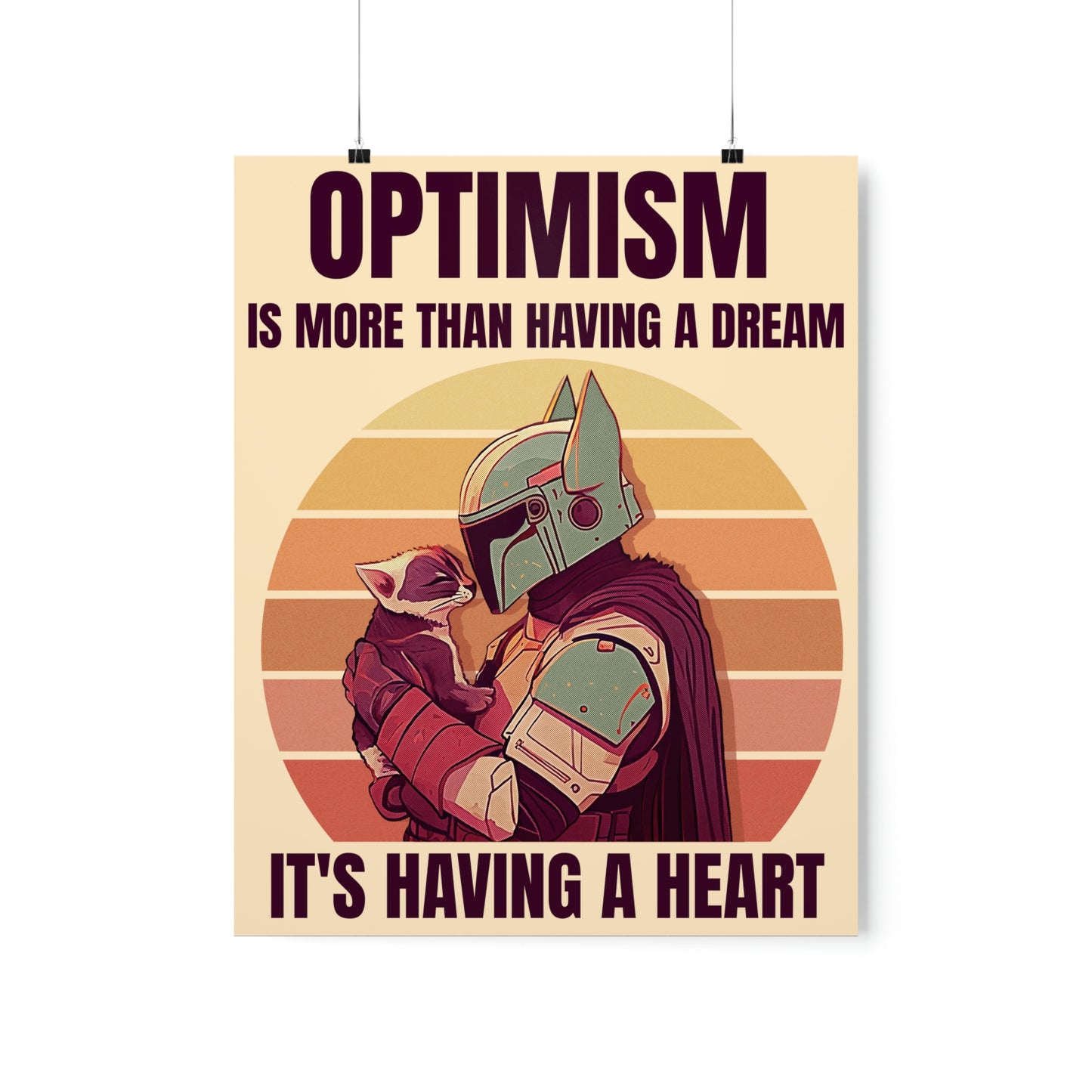 OPTIMISM Premium Matte Vertical Posters