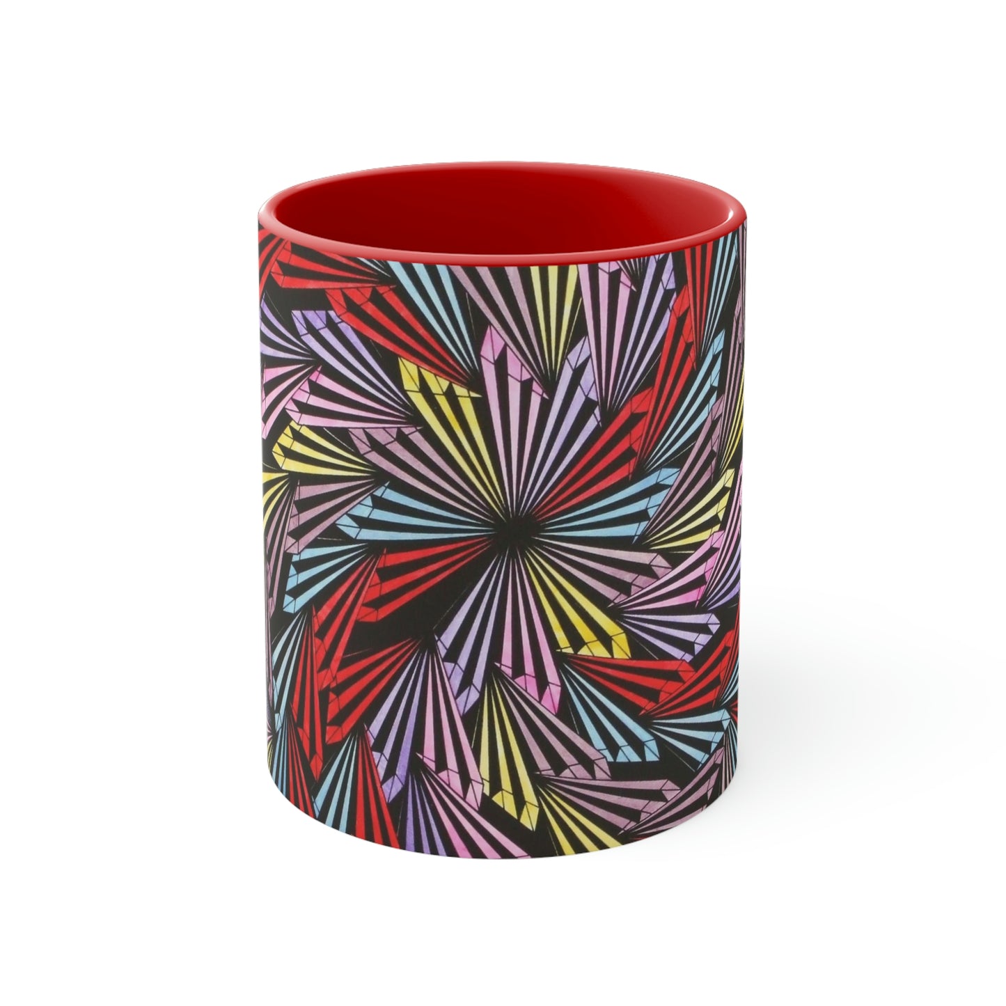 PINWHEEL Accent Coffee Mug, 11oz