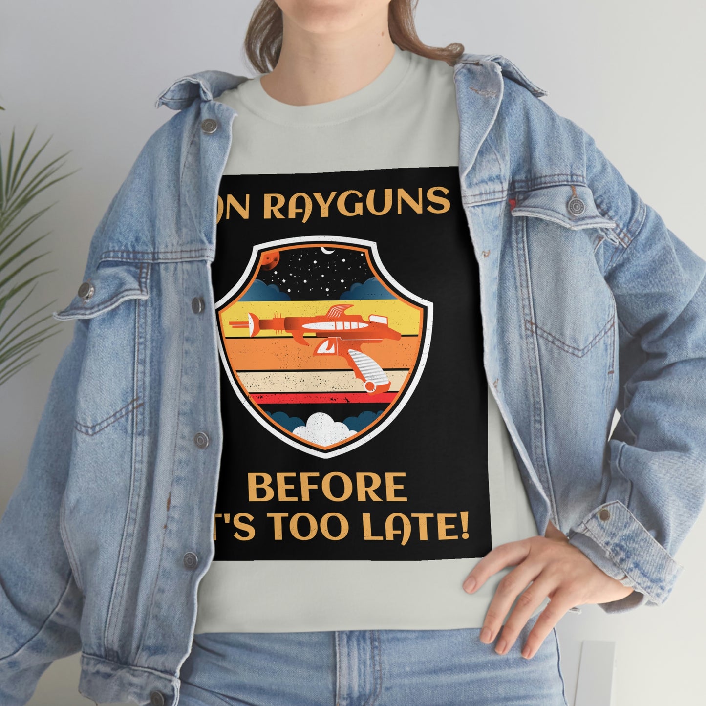 BAN RAYGUNS Unisex Heavy Cotton Tee