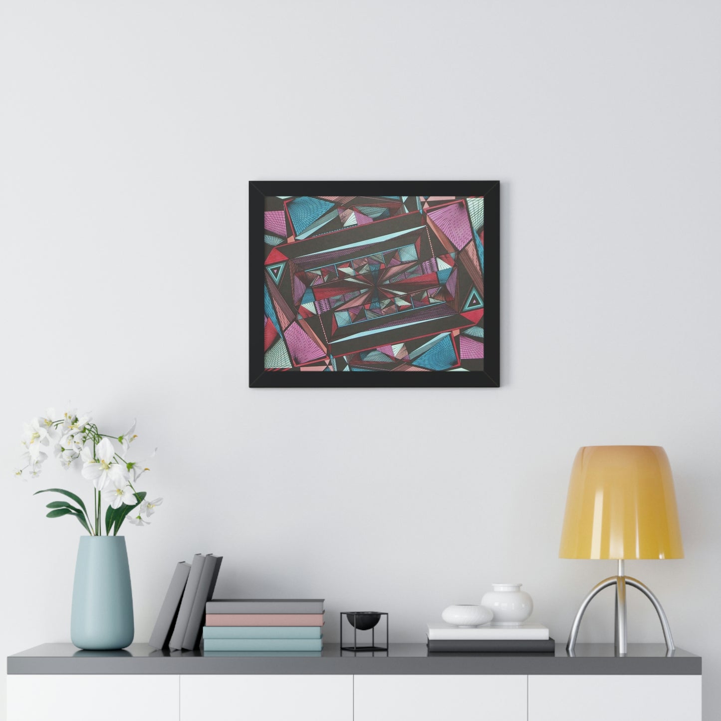 LIGHT DUO MEGALOPOLIS Framed Horizontal Poster