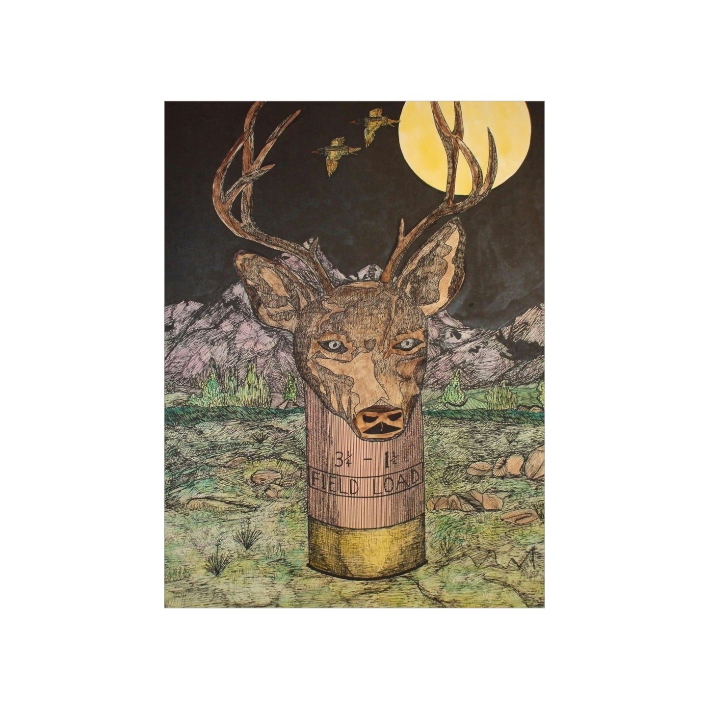 BUCKSHOT Premium Matte Vertical Posters