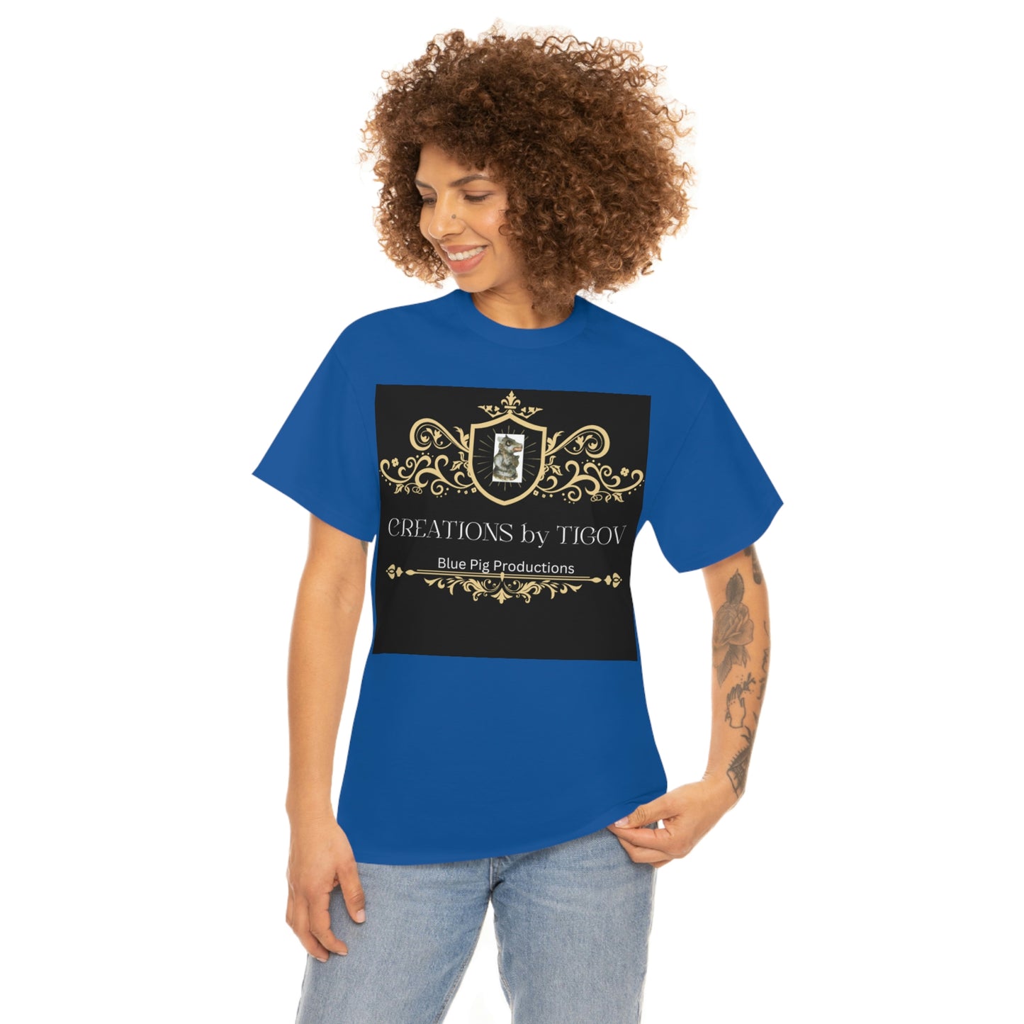 CREATIONS BY TIGOV Unisex Heavy Cotton Tee