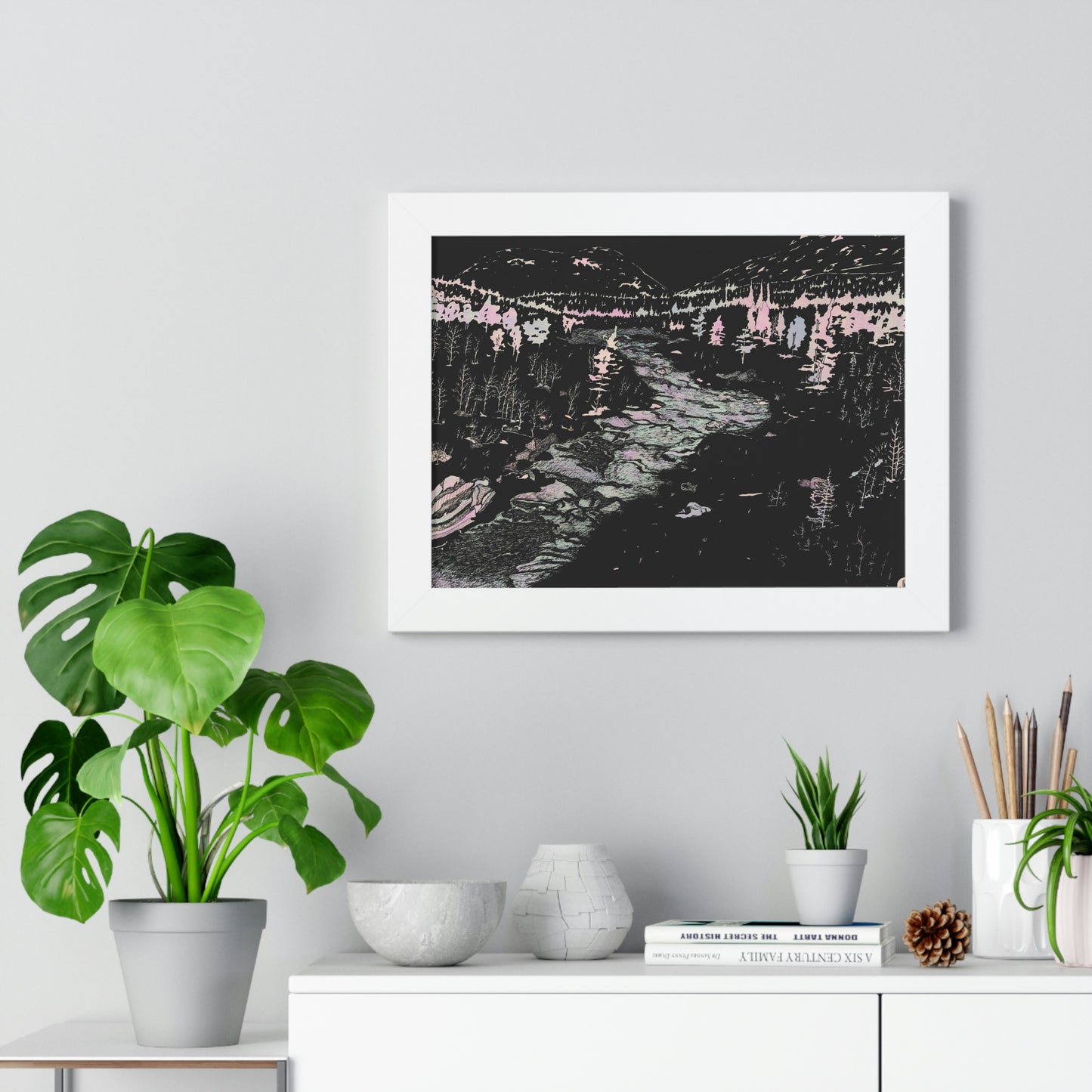 WONDERLUST Framed Horizontal Poster