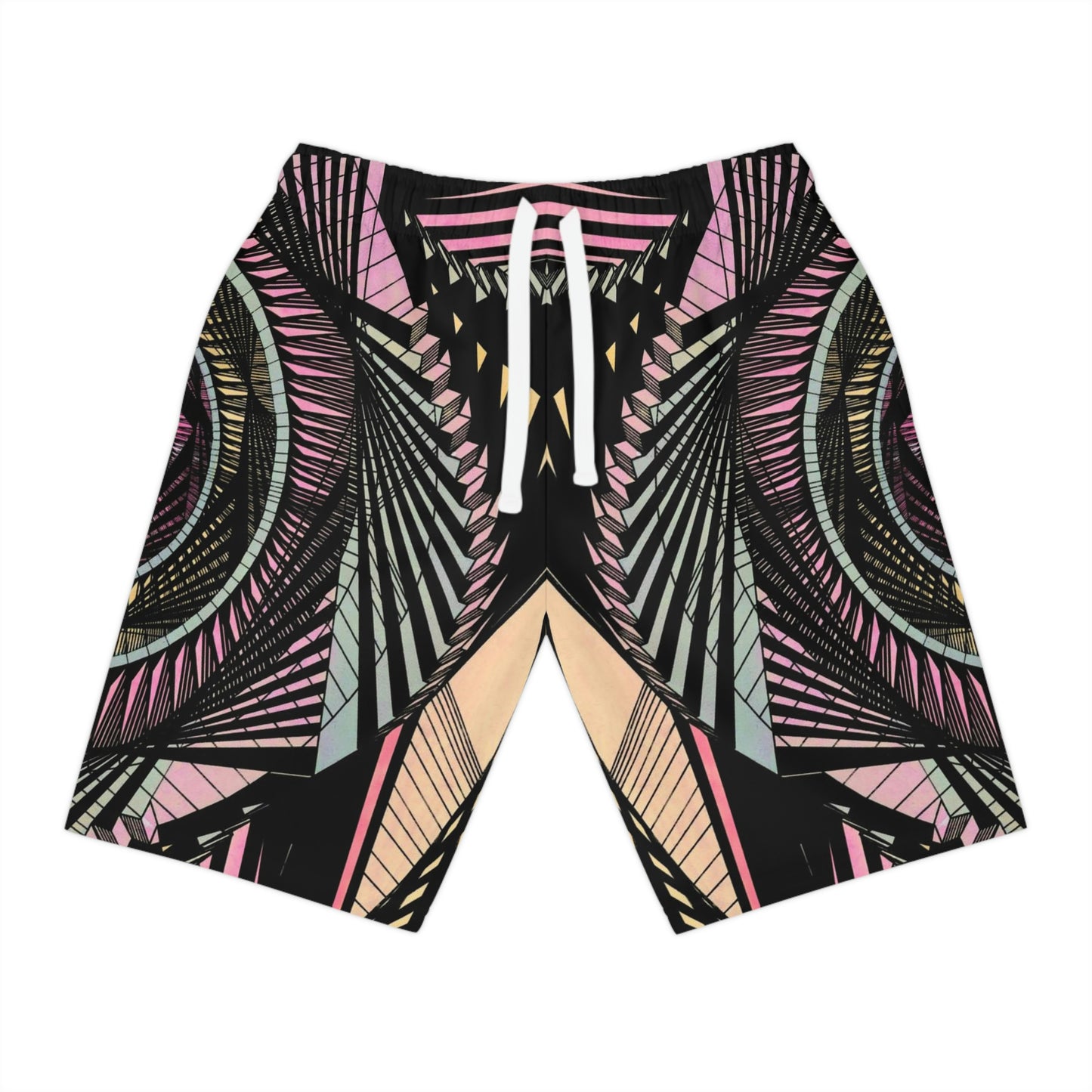 CITADEL (PASTEL)  Athletic Long Shorts (AOP)