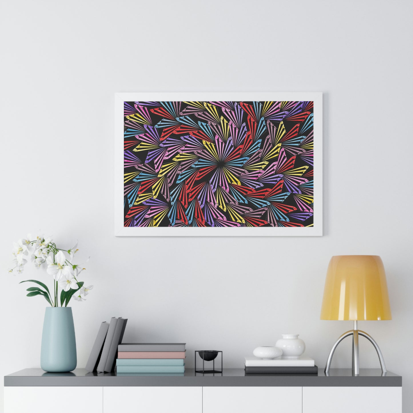 PINWHEEL Framed Horizontal Poster