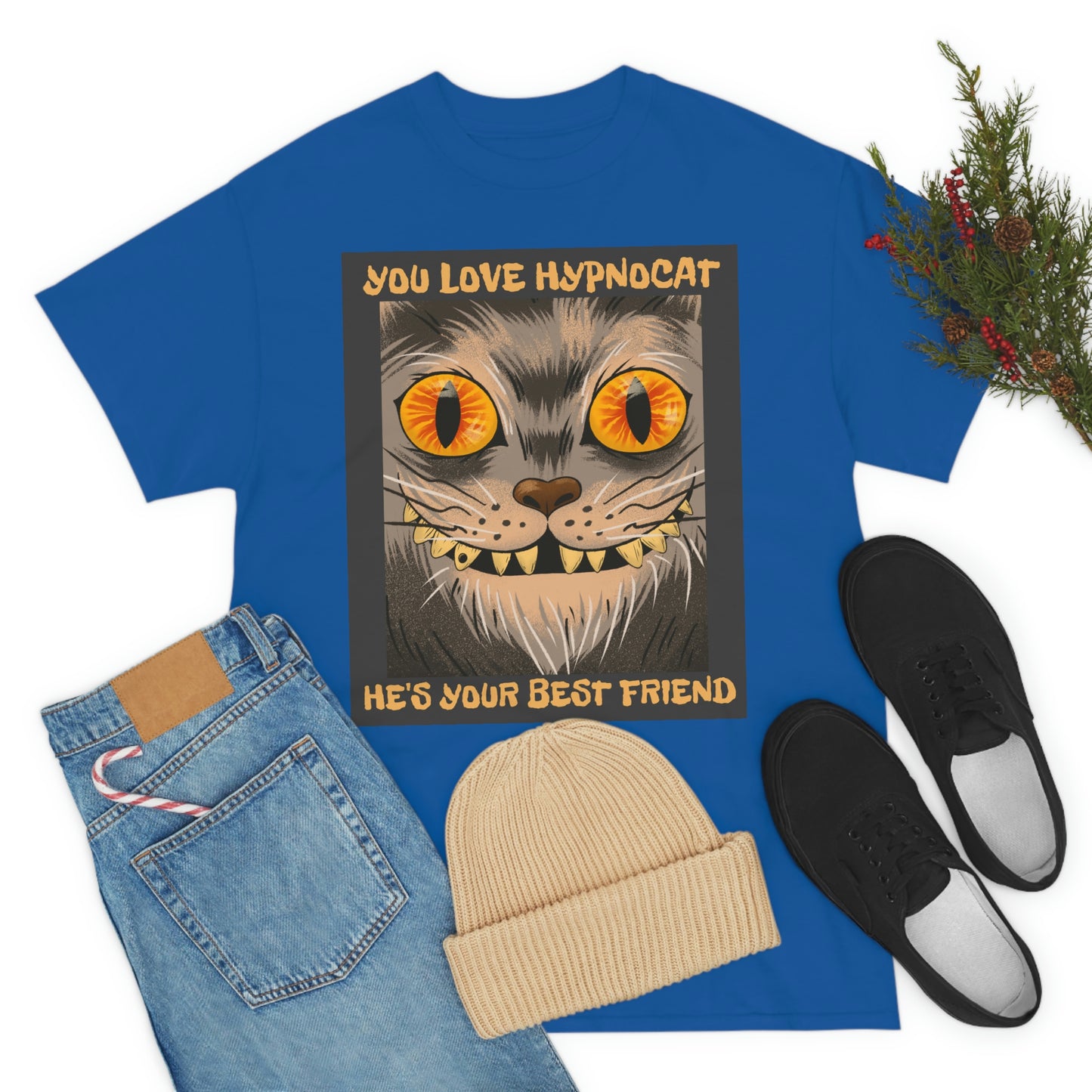 YOU LOVE HYPNOCAT Unisex Heavy Cotton Tee