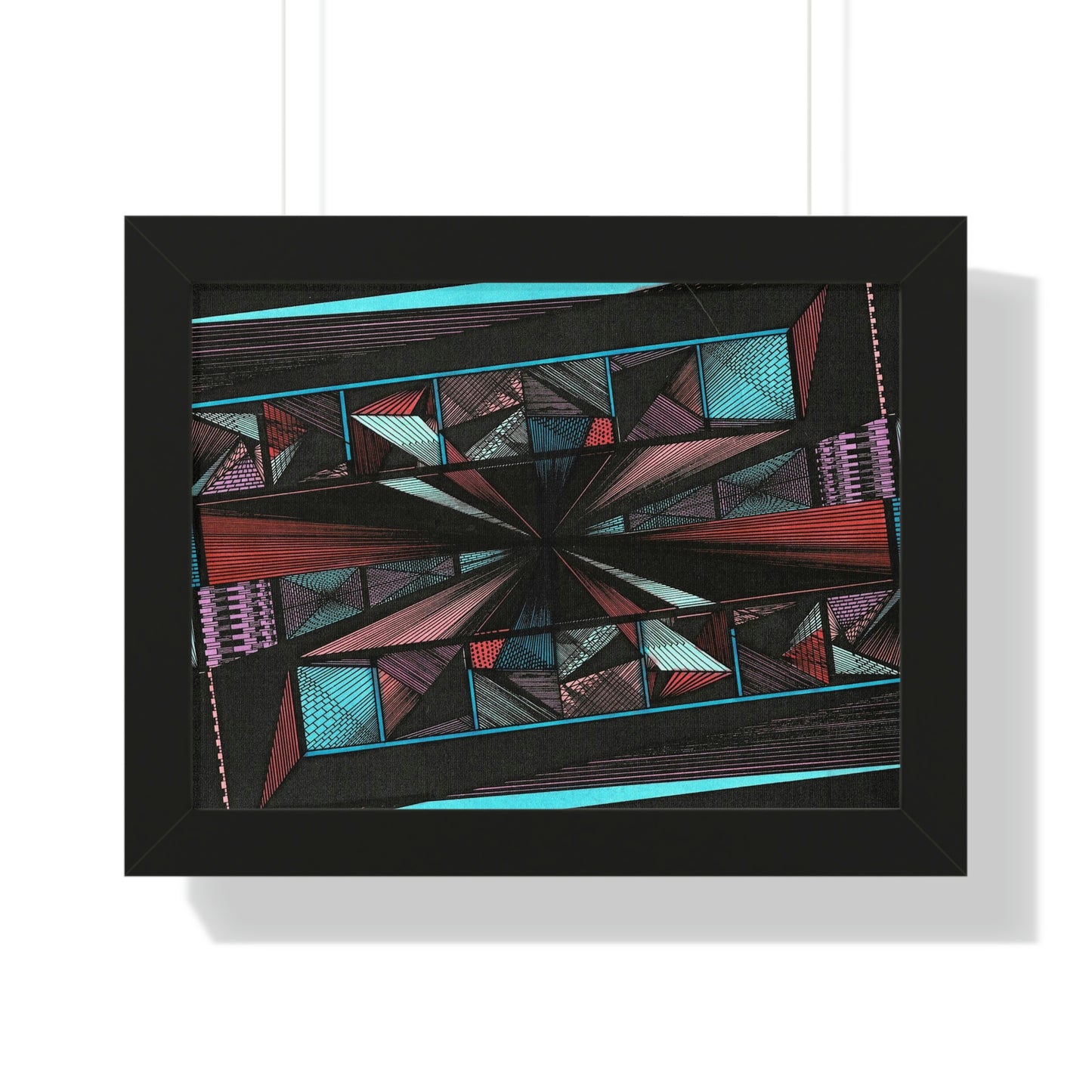 DUO MEGALOPOLIS Framed Horizontal Poster
