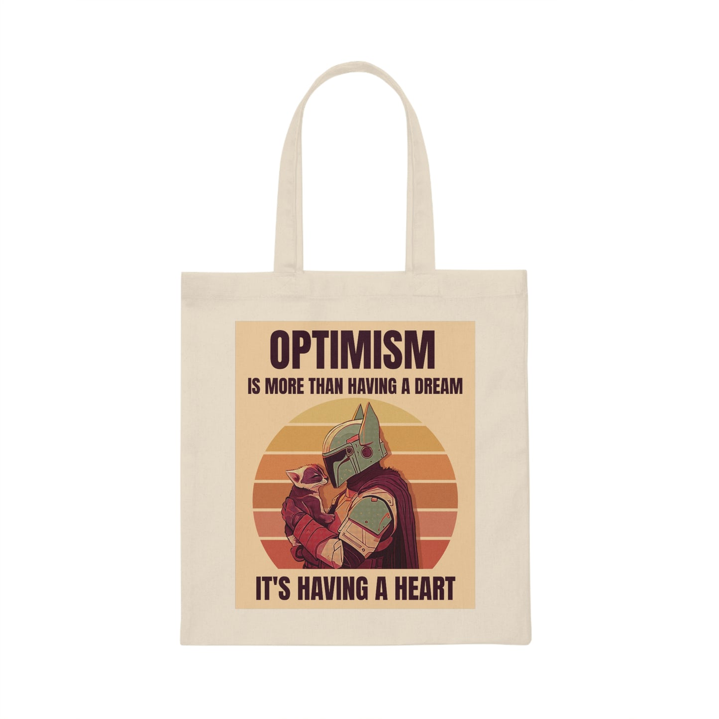 OPTIMISM Canvas Tote Bag
