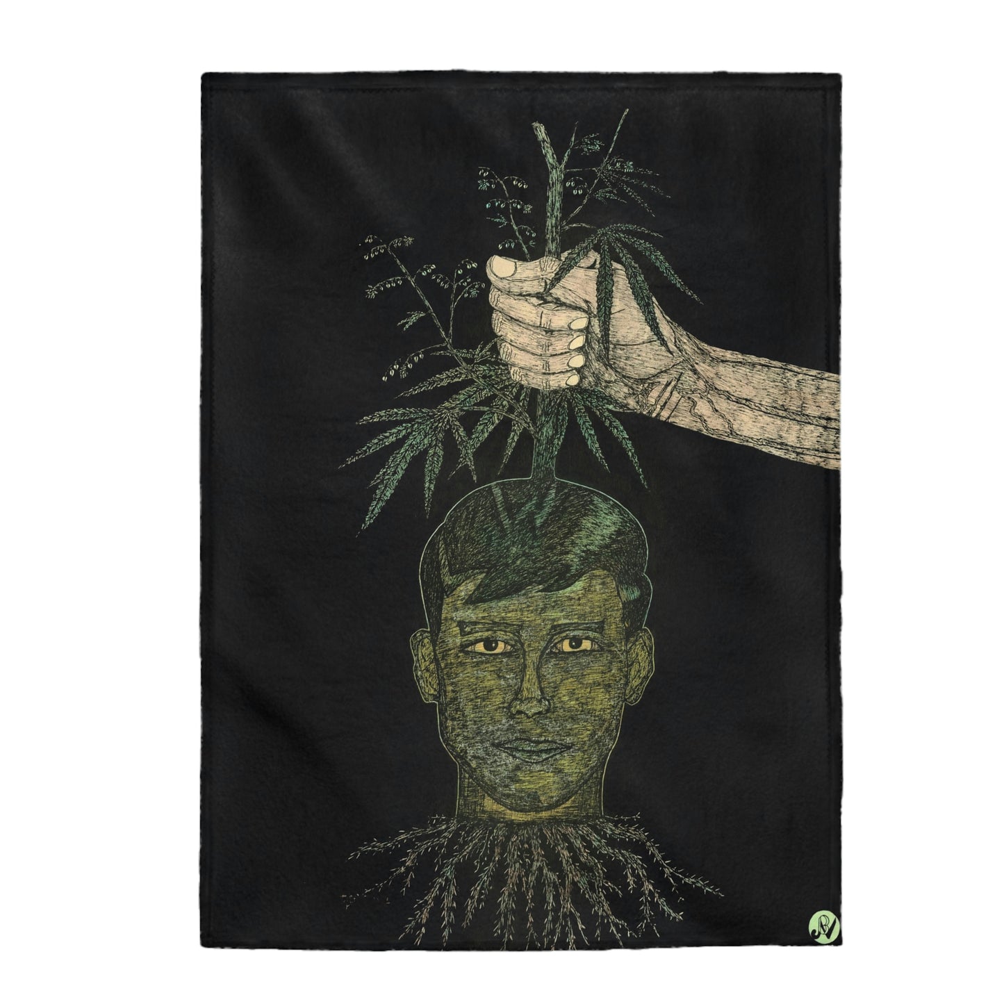 POTHEAD Velveteen Plush Blanket
