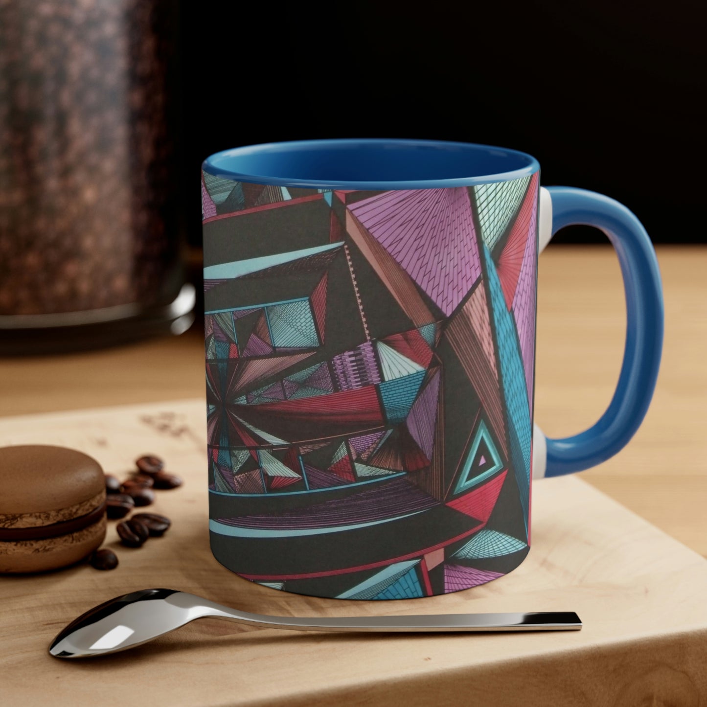 LIGHT DUO MEGALOPOLIS Accent Coffee Mug, 11oz