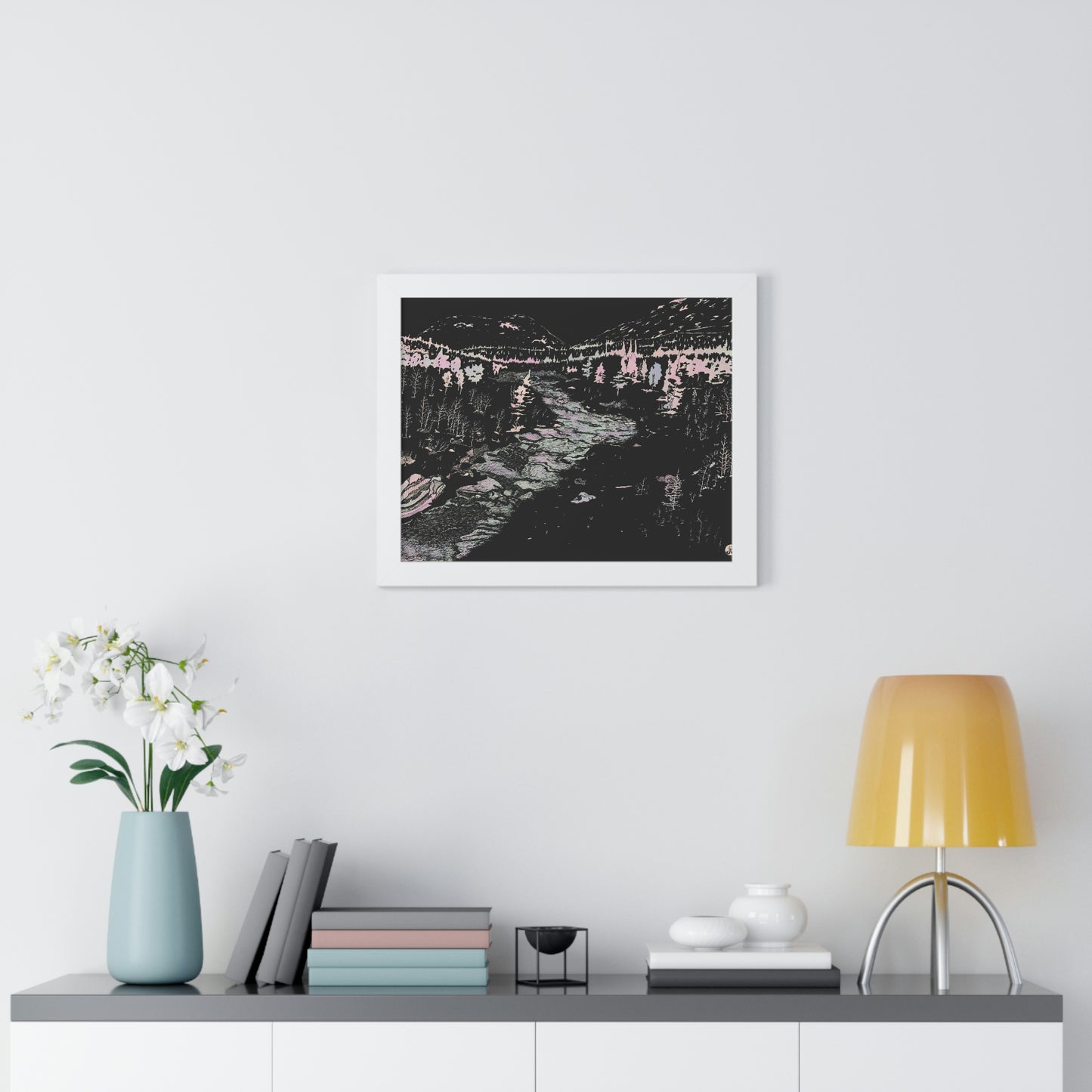 WONDERLUST Framed Horizontal Poster