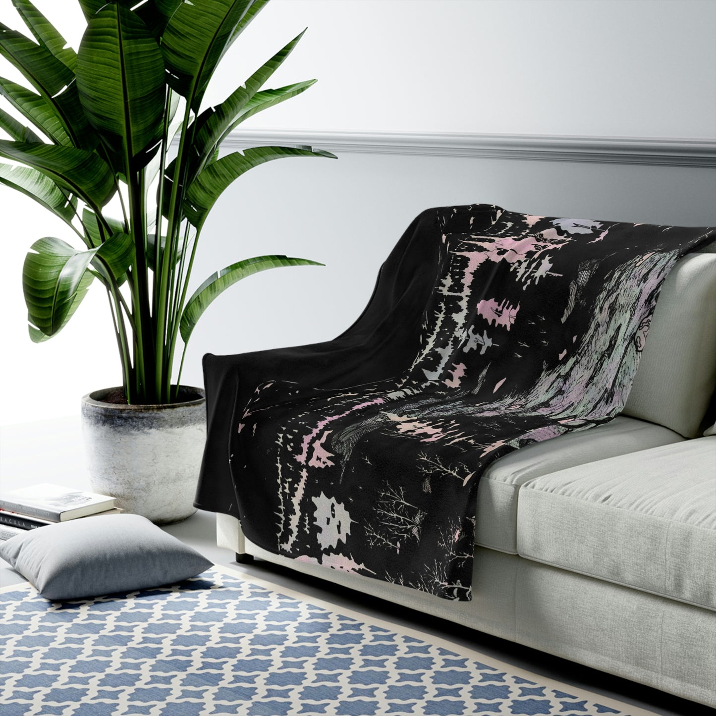 WONDERLUST Velveteen Plush Blanket