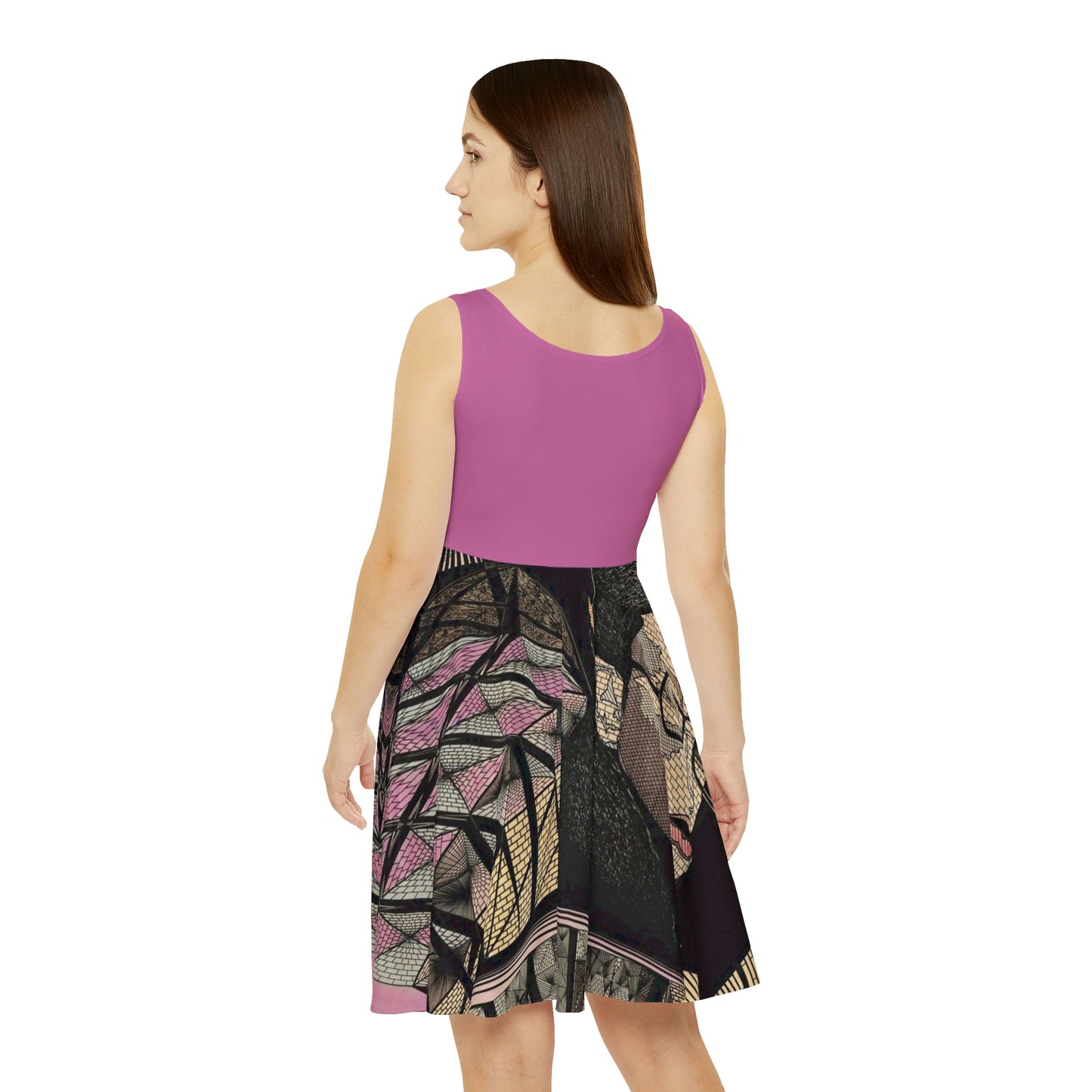 PINK PLATONIC LOVE Women's Skater Dress