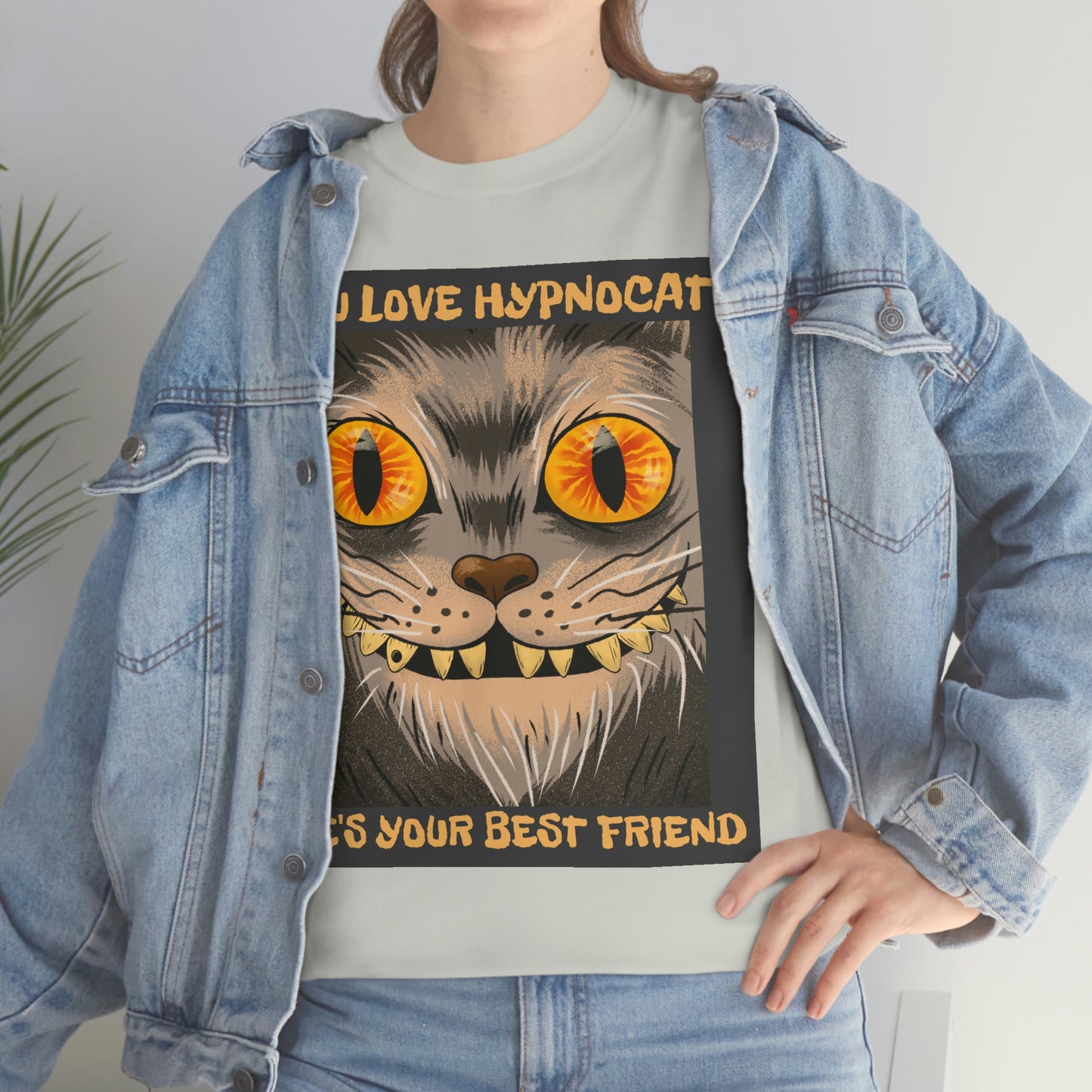 YOU LOVE HYPNOCAT Unisex Heavy Cotton Tee