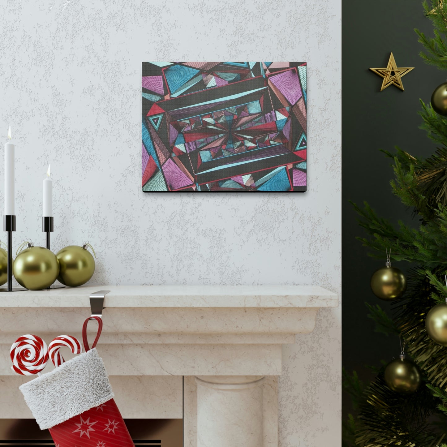 LIGHT DUO MEGALOPOLIS Canvas Gallery Wraps