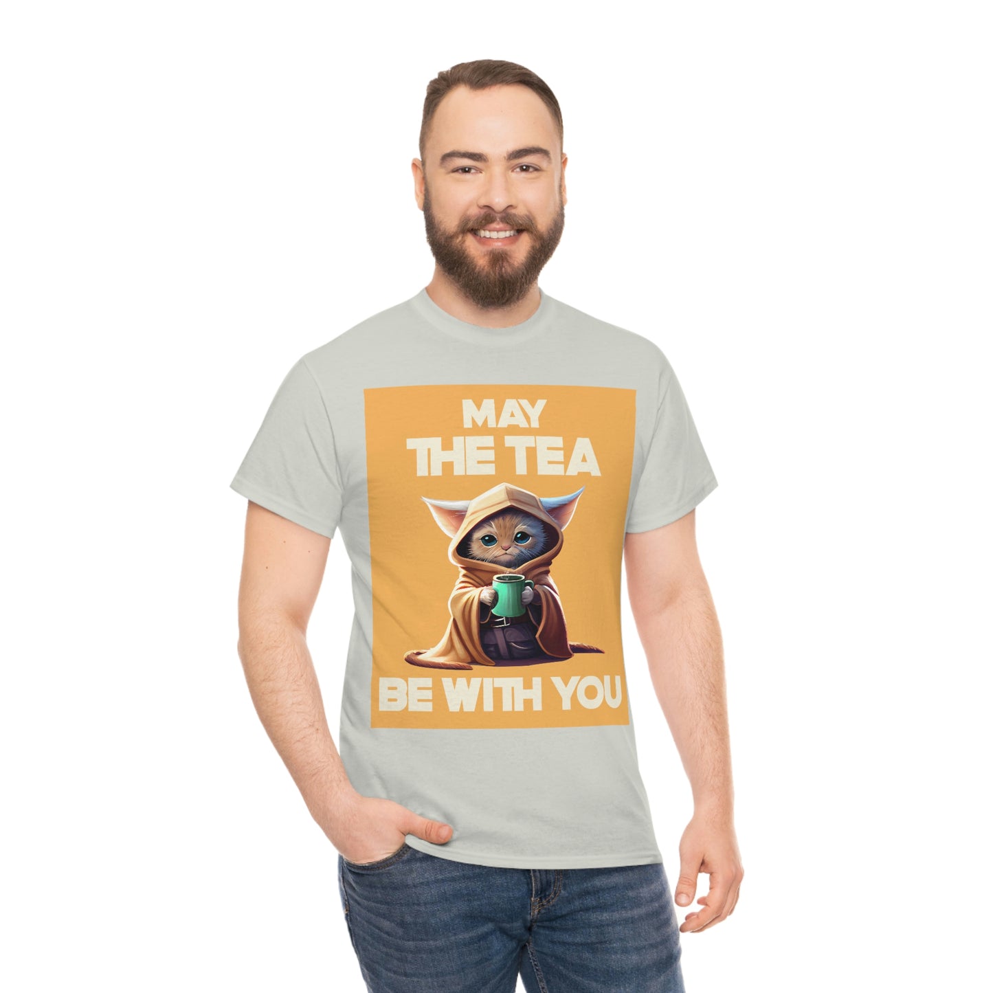 MAY THE TEA BE WITH YOU Unisex Heavy Cotton Tee