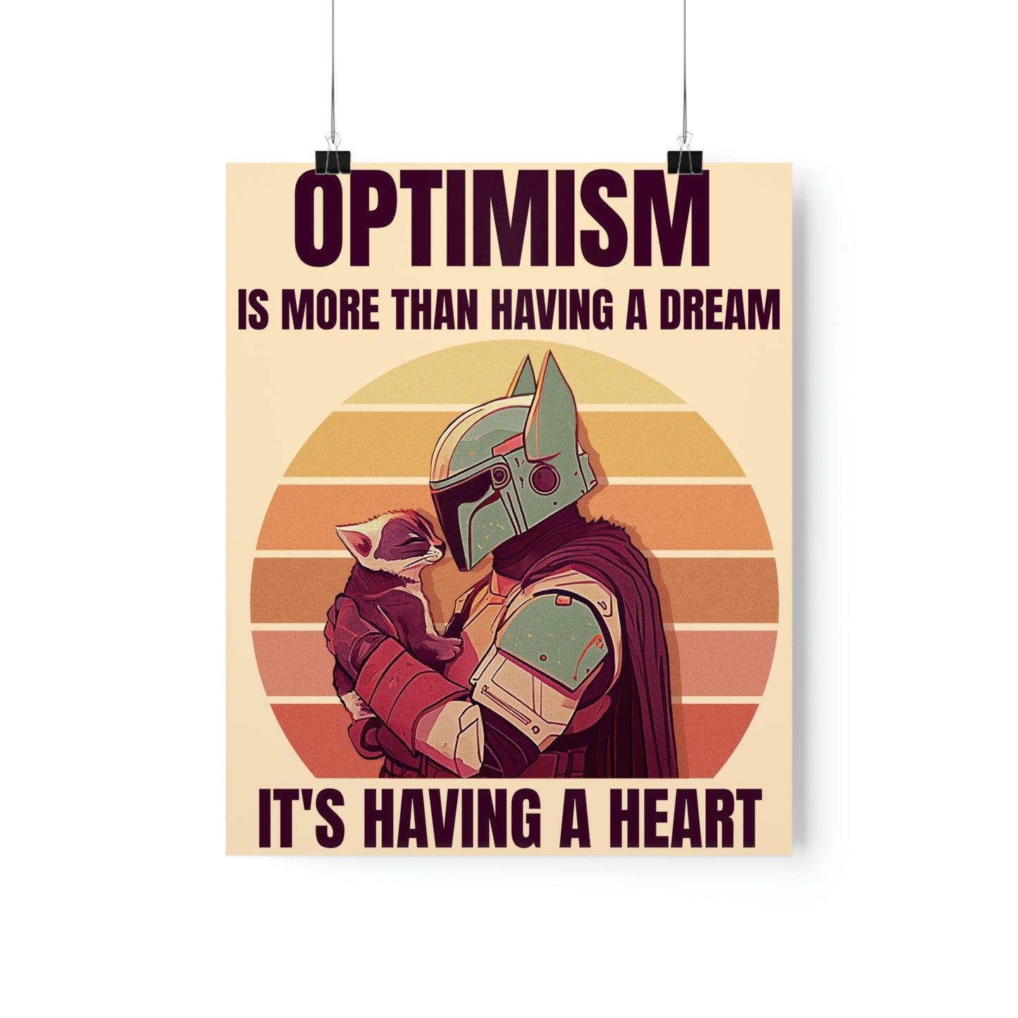 OPTIMISM Premium Matte Vertical Posters