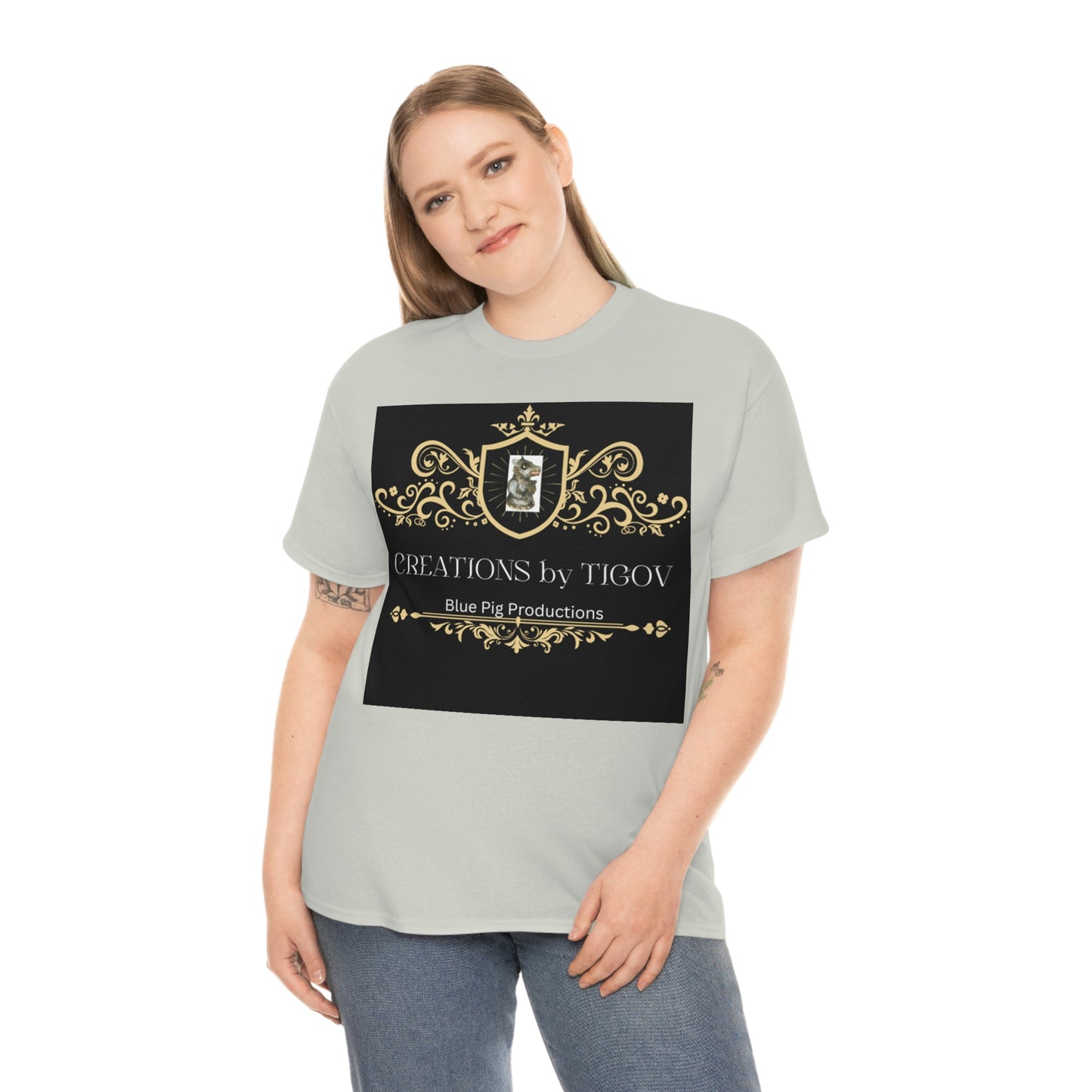 CREATIONS BY TIGOV Unisex Heavy Cotton Tee