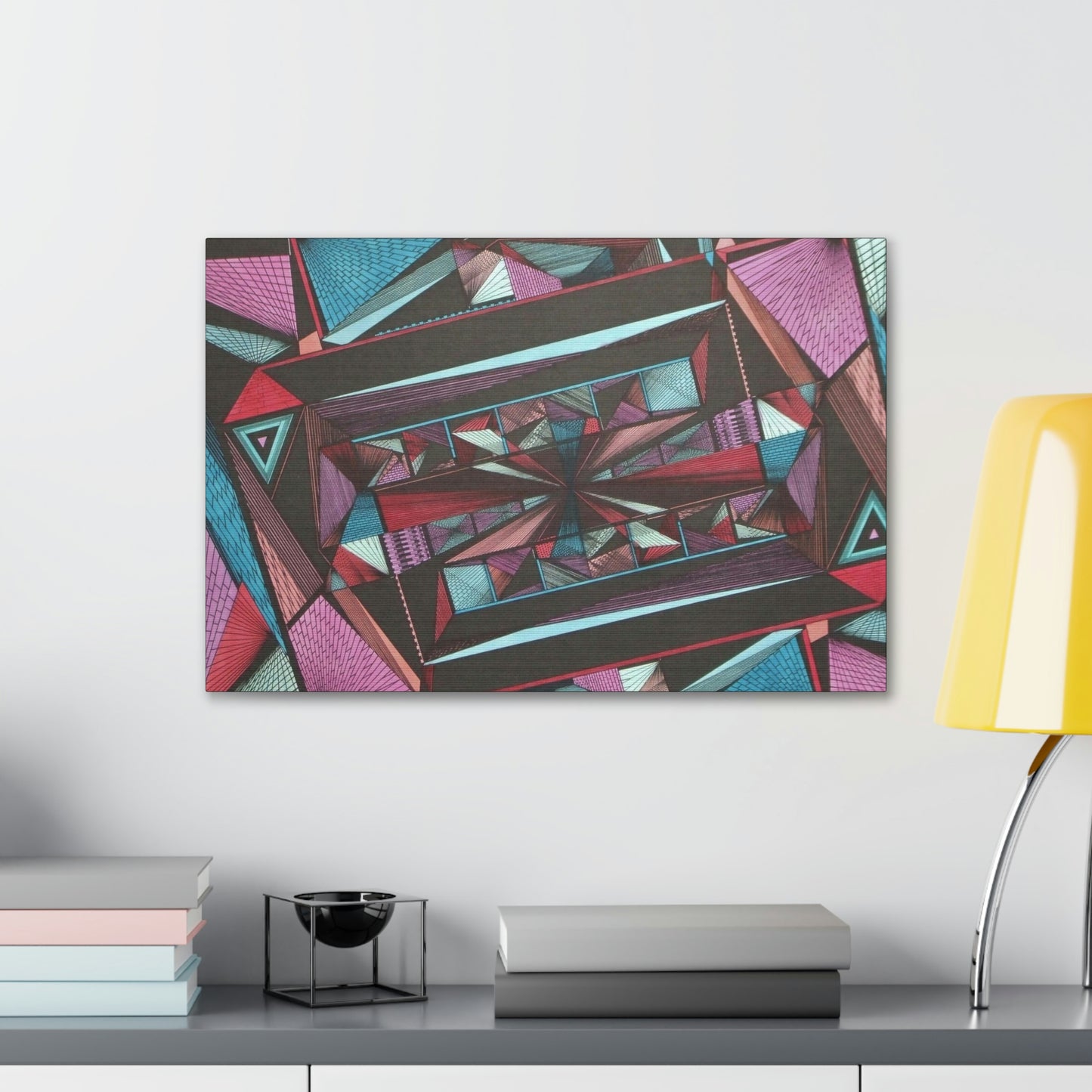 LIGHT DUO MEGALOPOLIS Canvas Gallery Wraps