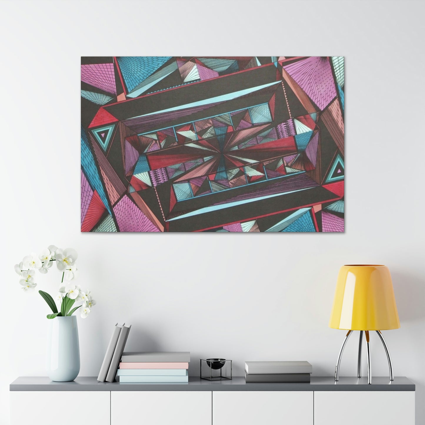 LIGHT DUO MEGALOPOLIS Canvas Gallery Wraps