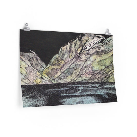 LAKE GUDVAGAN Premium Matte horizontal posters