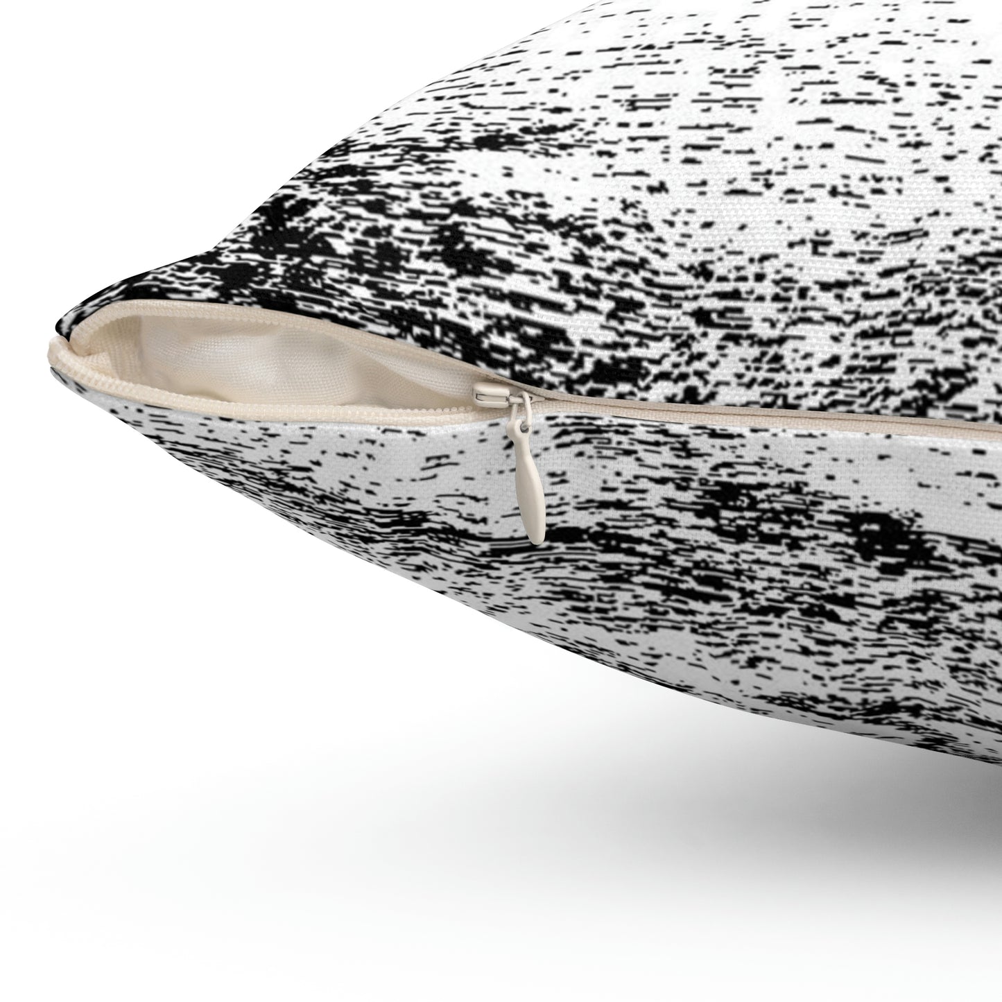 LAKE GUDVAGAN (REVERSE BLACK & WHITE) Spun Polyester Square Pillow