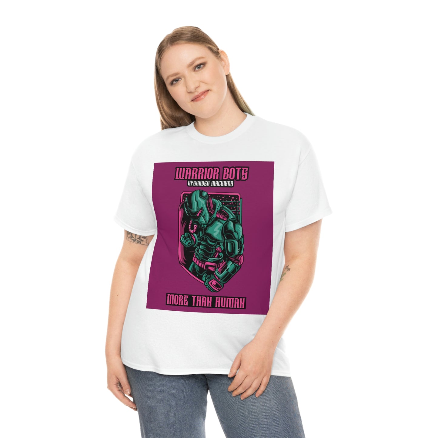 WARRIOR BOTS Unisex Heavy Cotton Tee