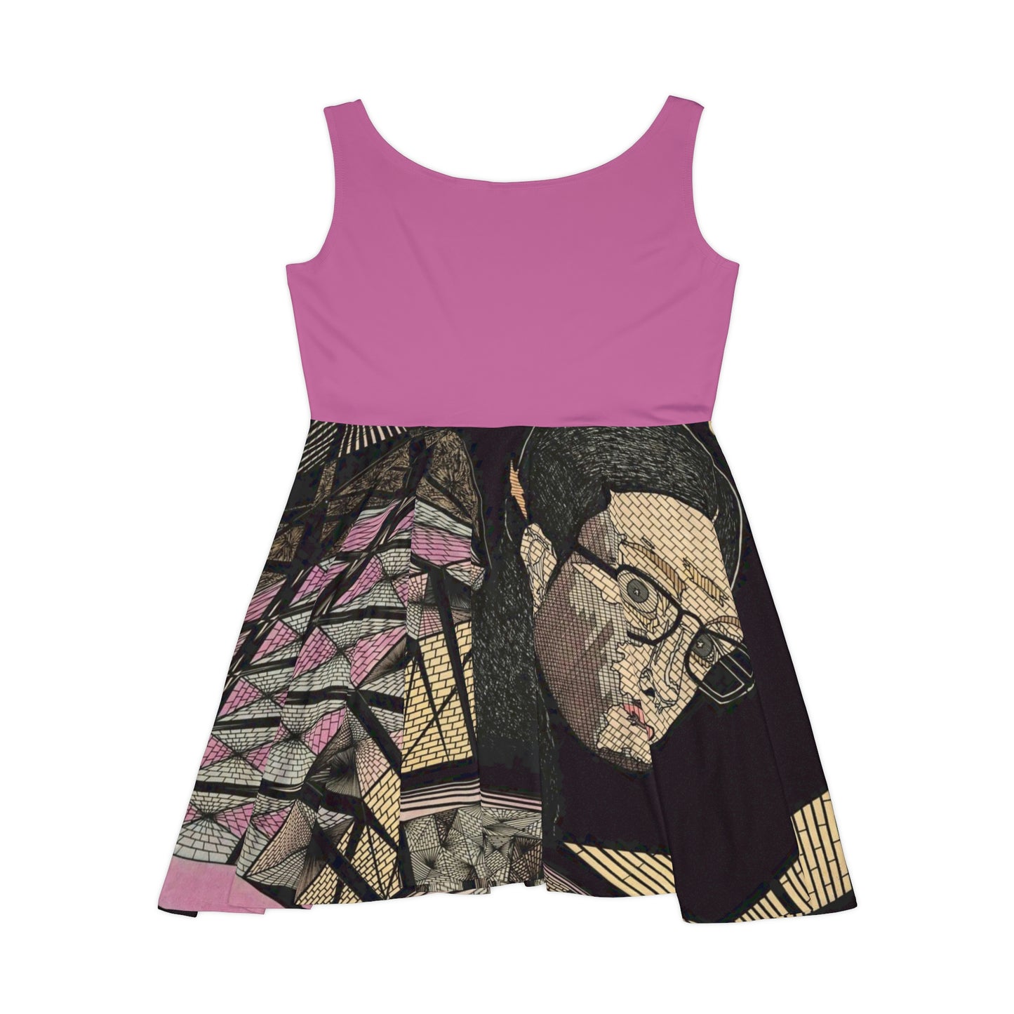 PINK PLATONIC LOVE Women's Skater Dress
