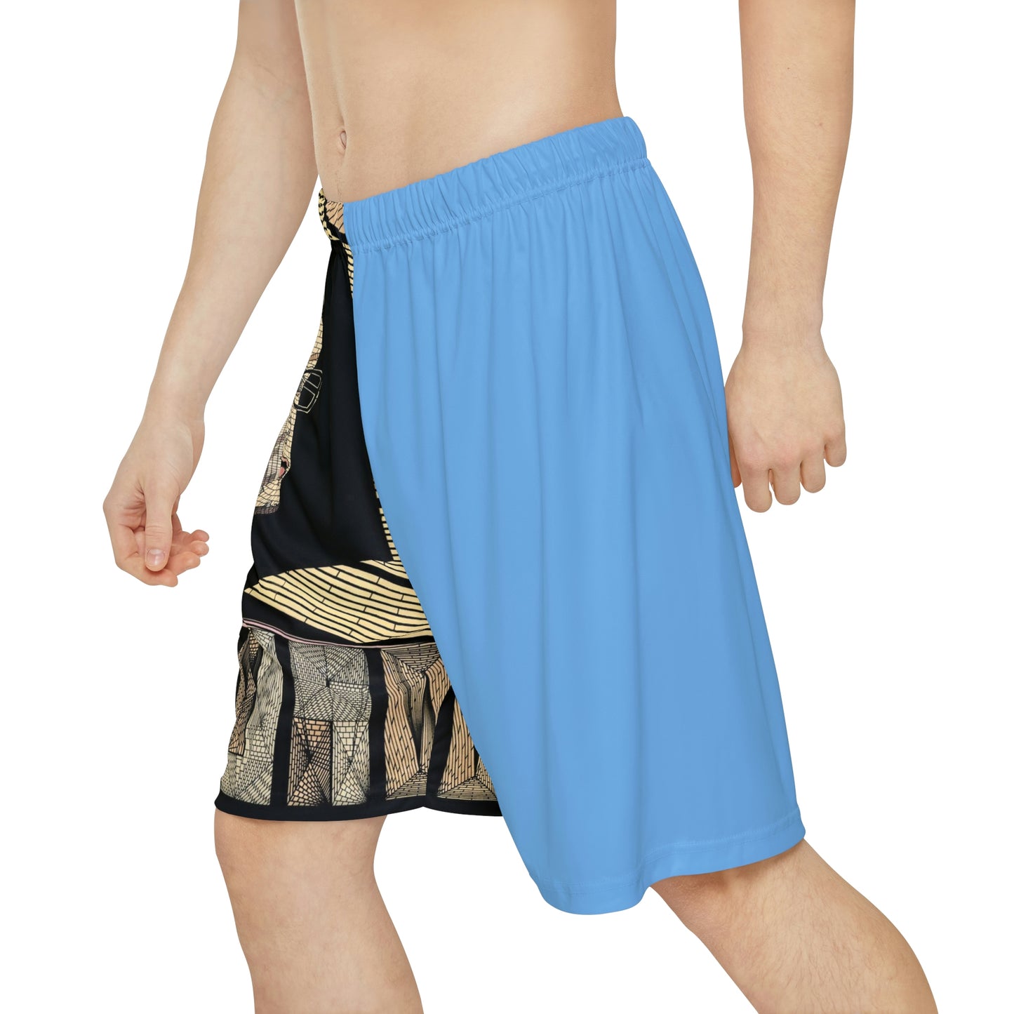 BLUE PLATONIC LOVE  Men’s Sports Shorts (does not have pockets)