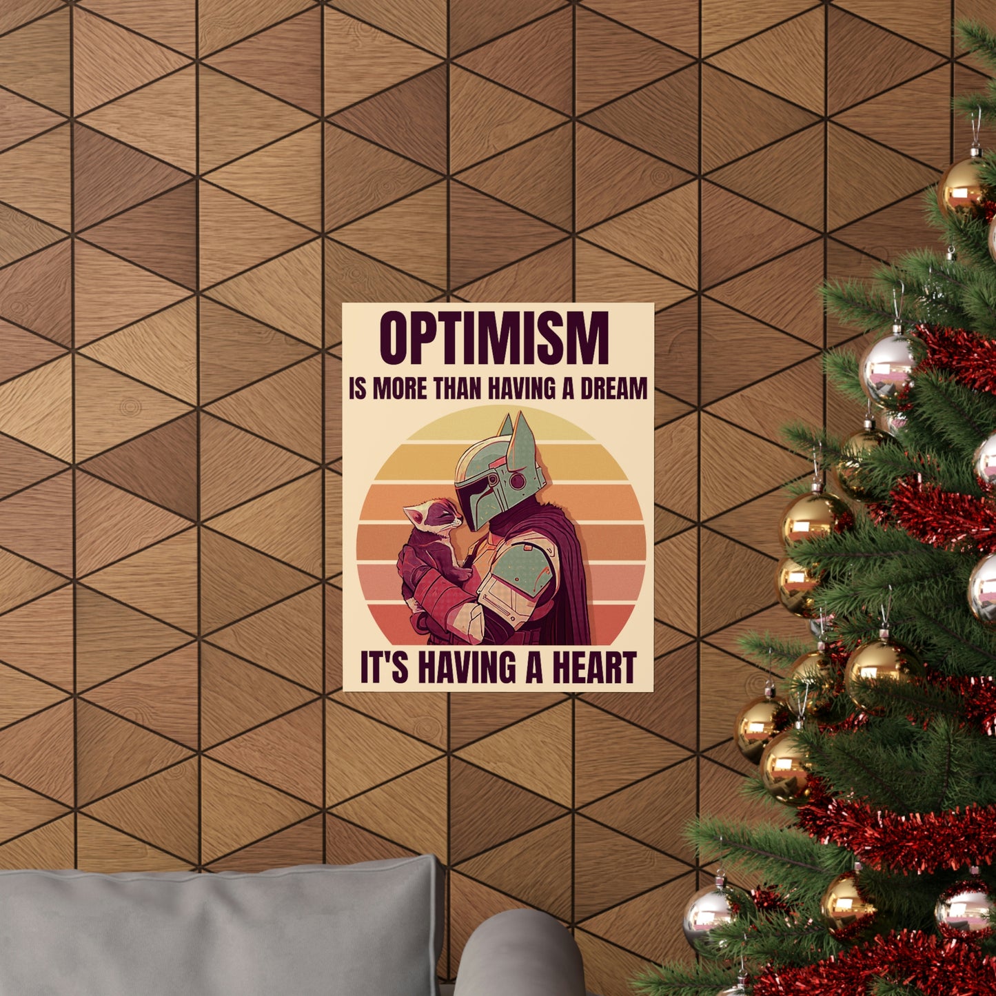 OPTIMISM Premium Matte Vertical Posters