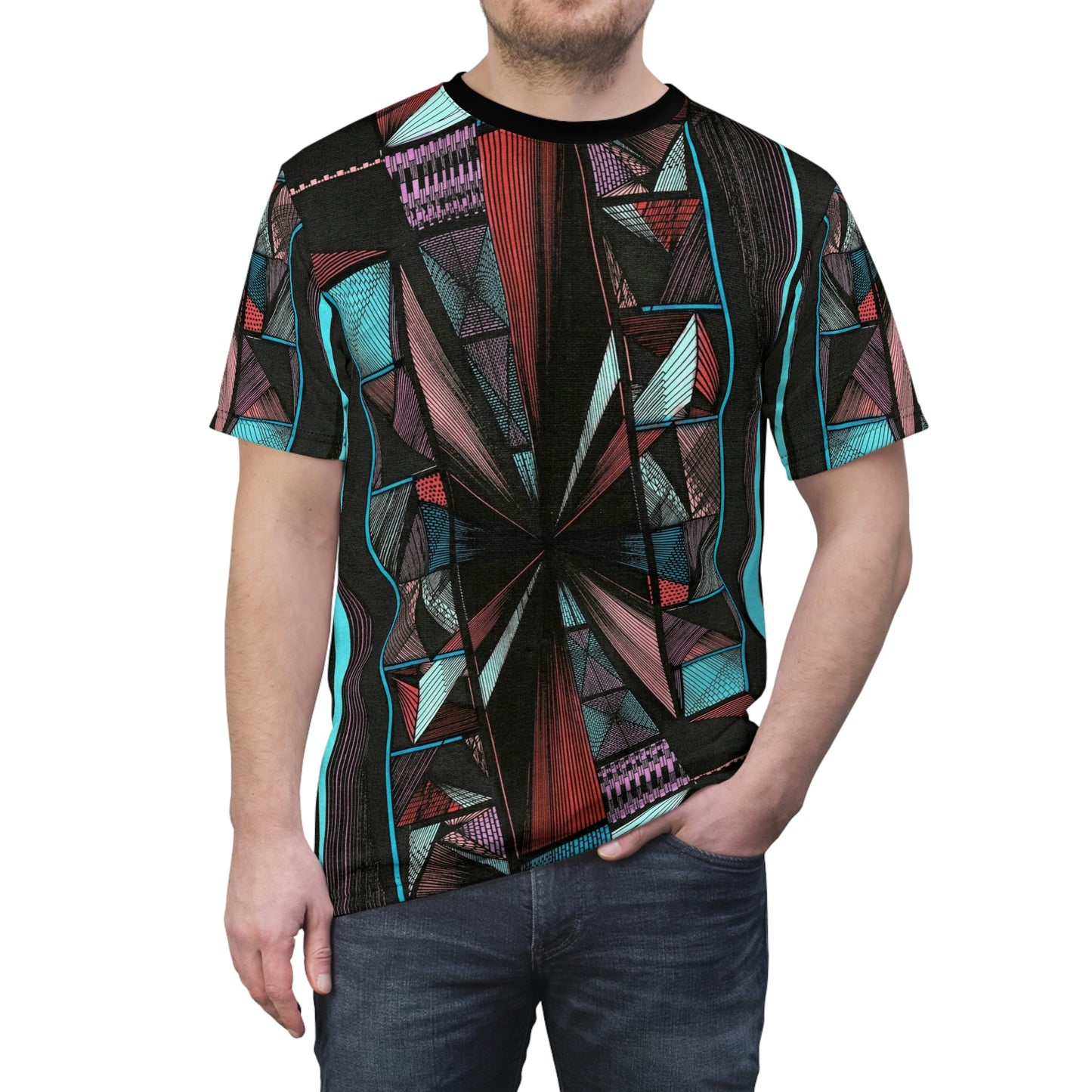 DUO MEGALOPOLIS Unisex AOP Cut & Sew Tee