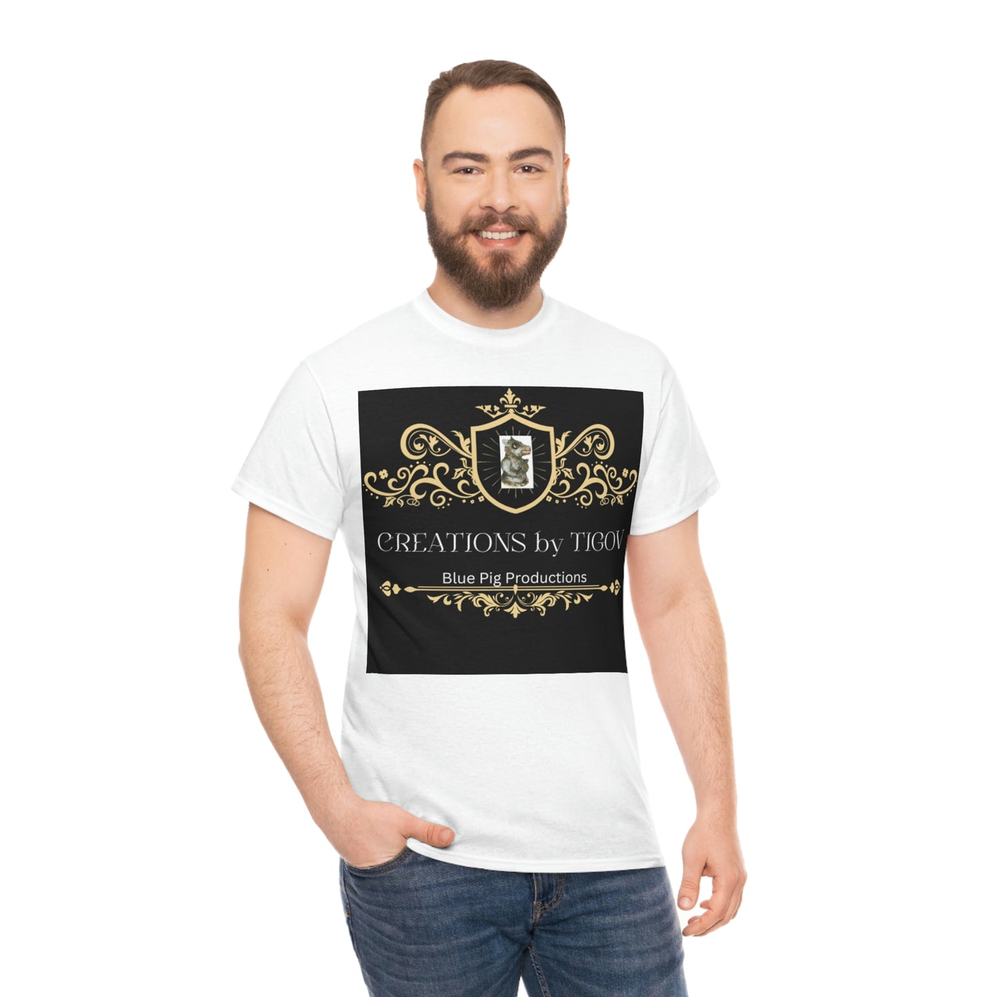 CREATIONS BY TIGOV Unisex Heavy Cotton Tee