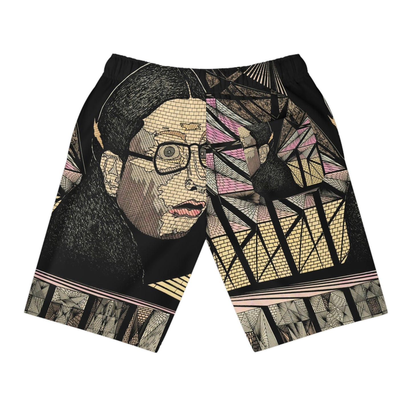 PLATONIC LOVE Athletic Long Shorts (AOP)