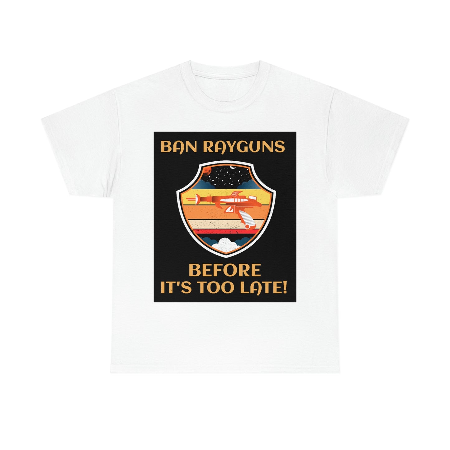 BAN RAYGUNS Unisex Heavy Cotton Tee