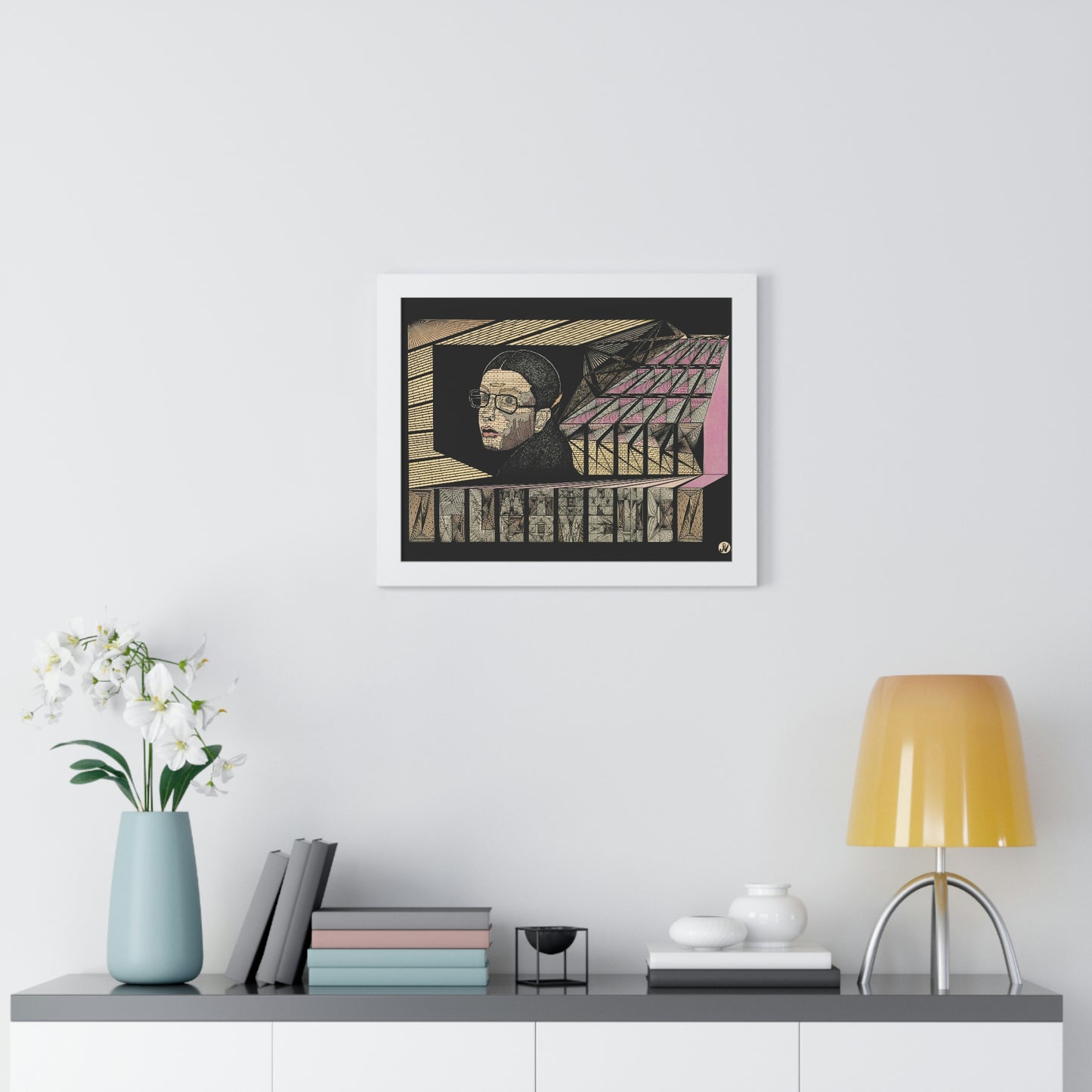 PLATONIC LOVE Framed Horizontal Poster