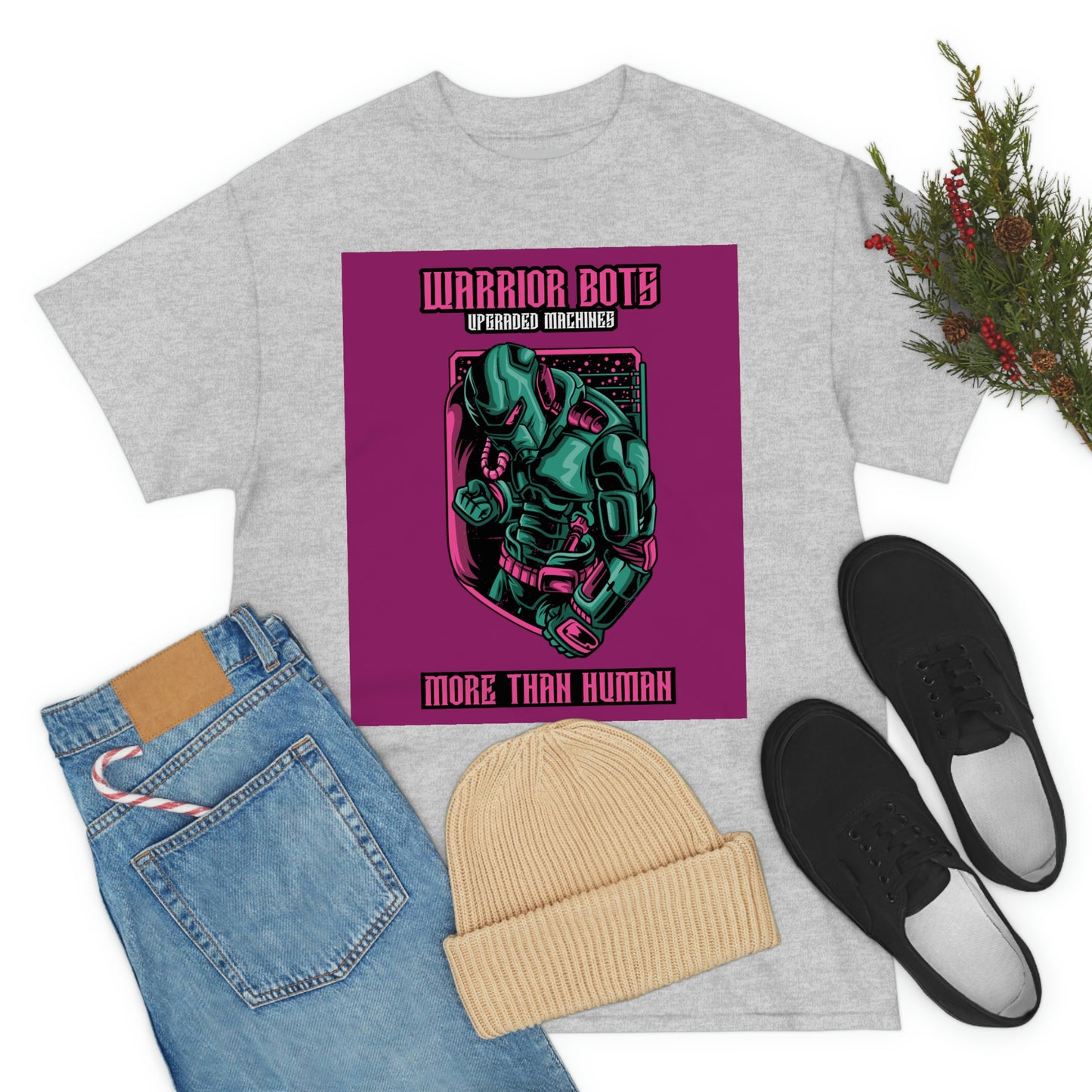 WARRIOR BOTS Unisex Heavy Cotton Tee
