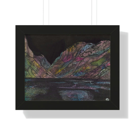LAKE GUDVAGAN Framed Horizontal Poster