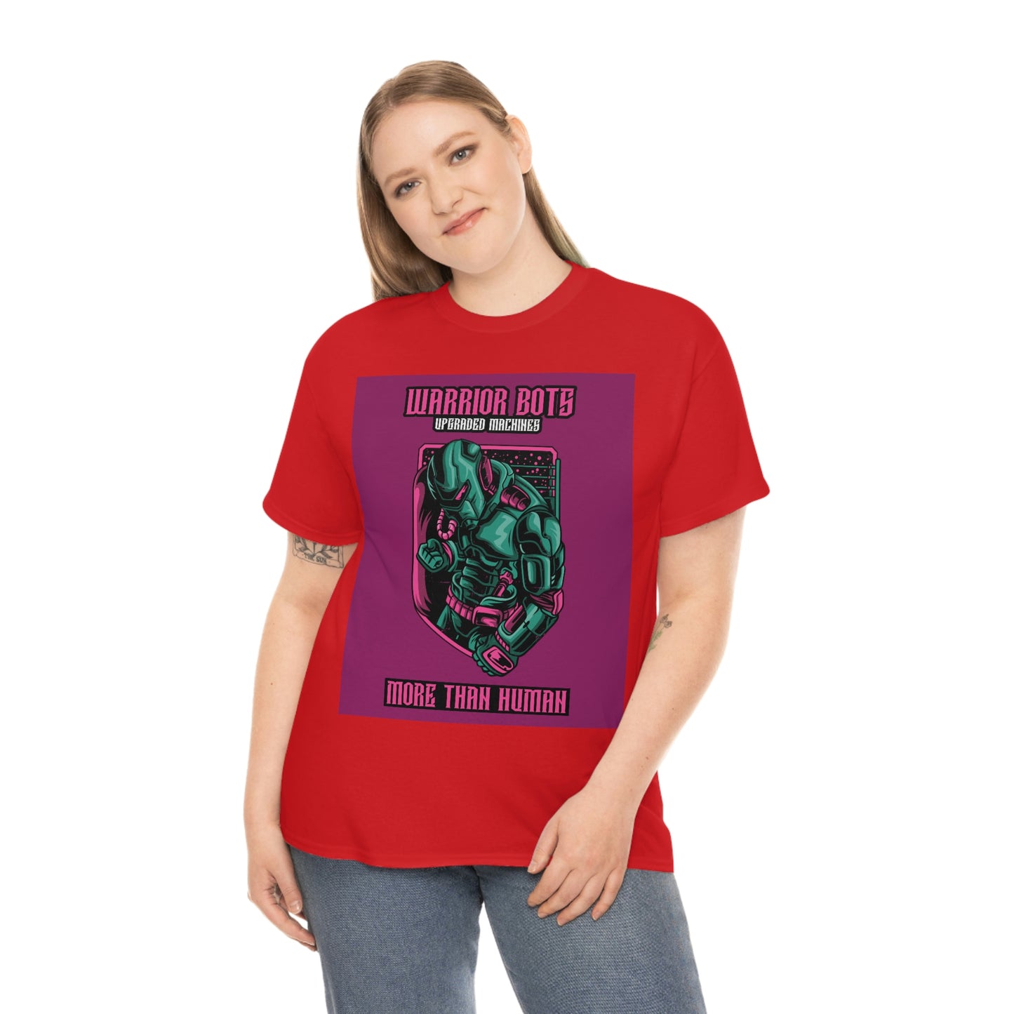 WARRIOR BOTS Unisex Heavy Cotton Tee