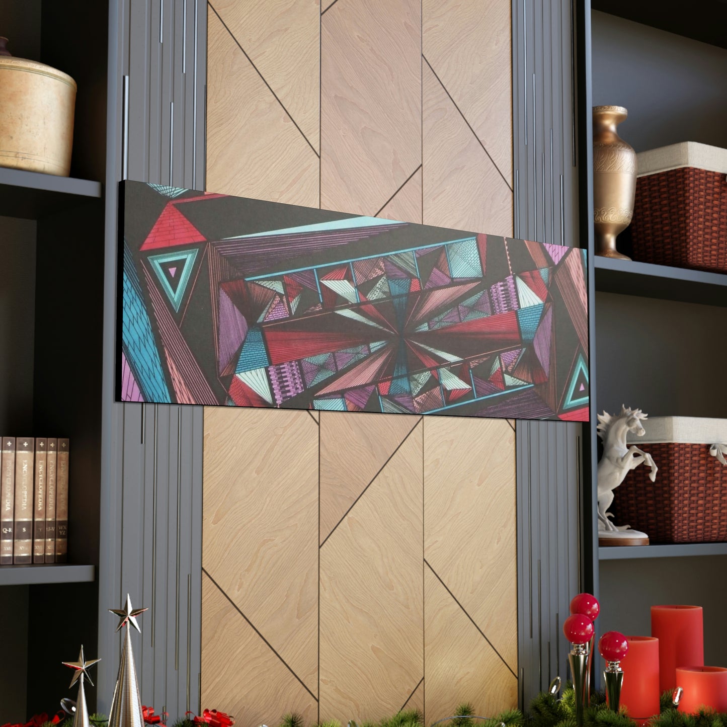 LIGHT DUO MEGALOPOLIS Canvas Gallery Wraps
