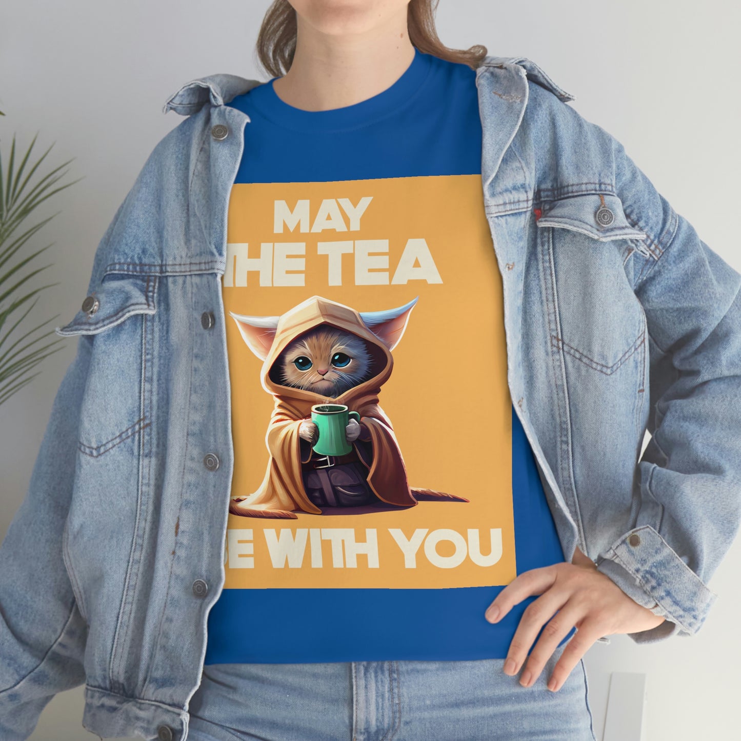 MAY THE TEA BE WITH YOU Unisex Heavy Cotton Tee