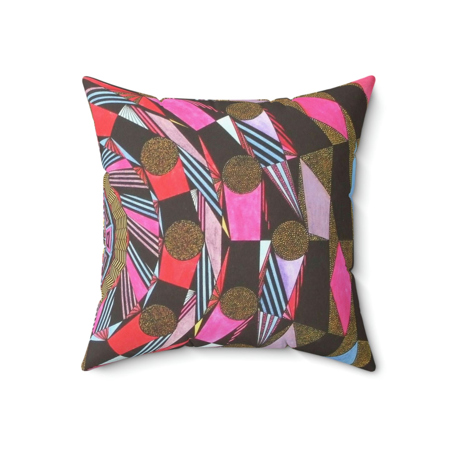 ABSTRACT COLONNADE Spun Polyester Square Pillow
