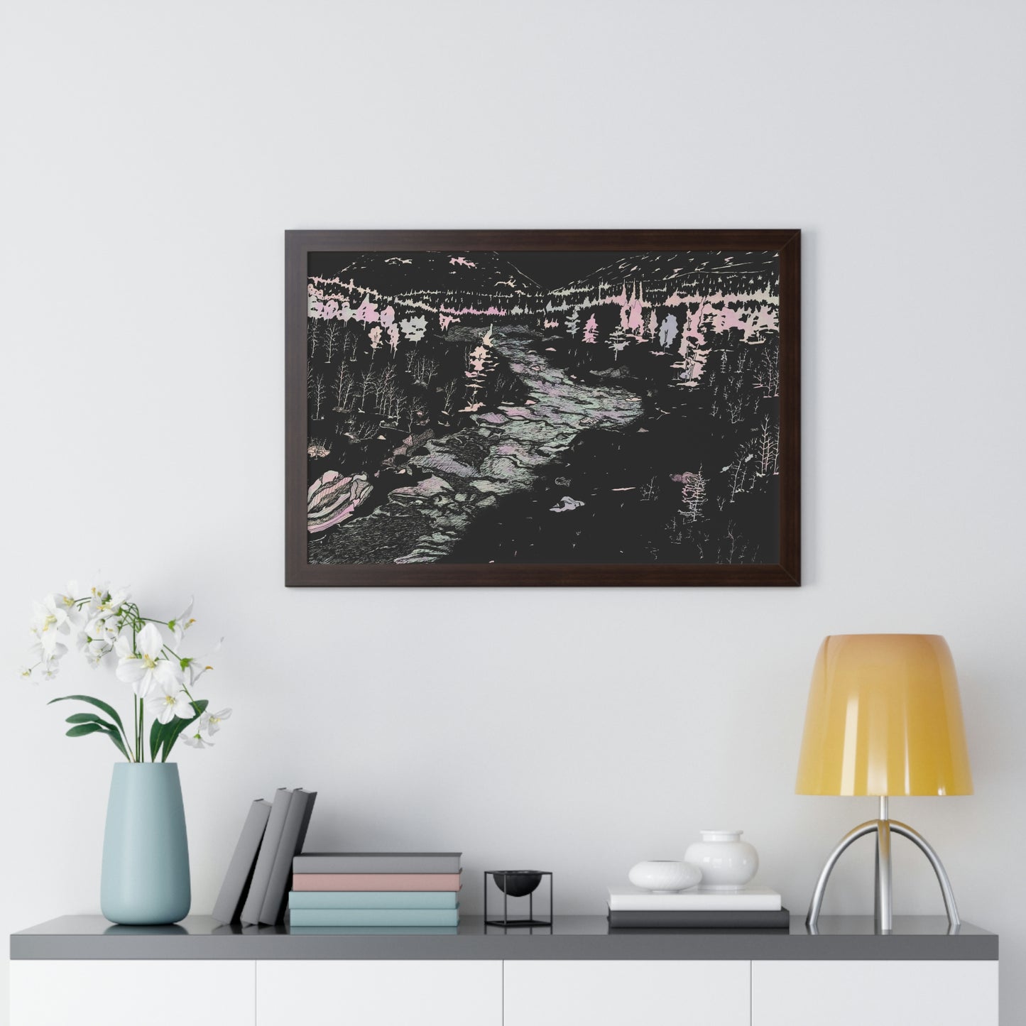 WONDERLUST Framed Horizontal Poster