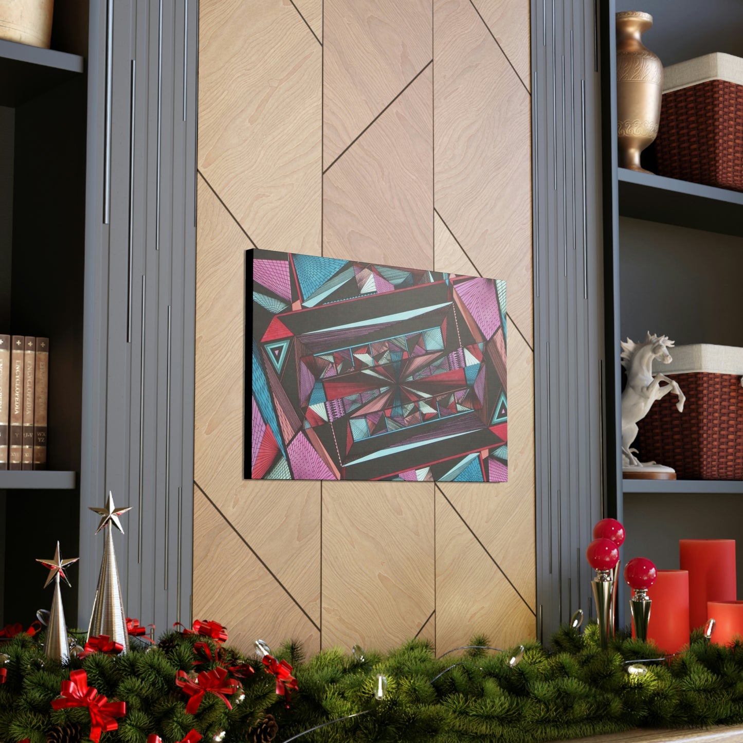 LIGHT DUO MEGALOPOLIS Canvas Gallery Wraps