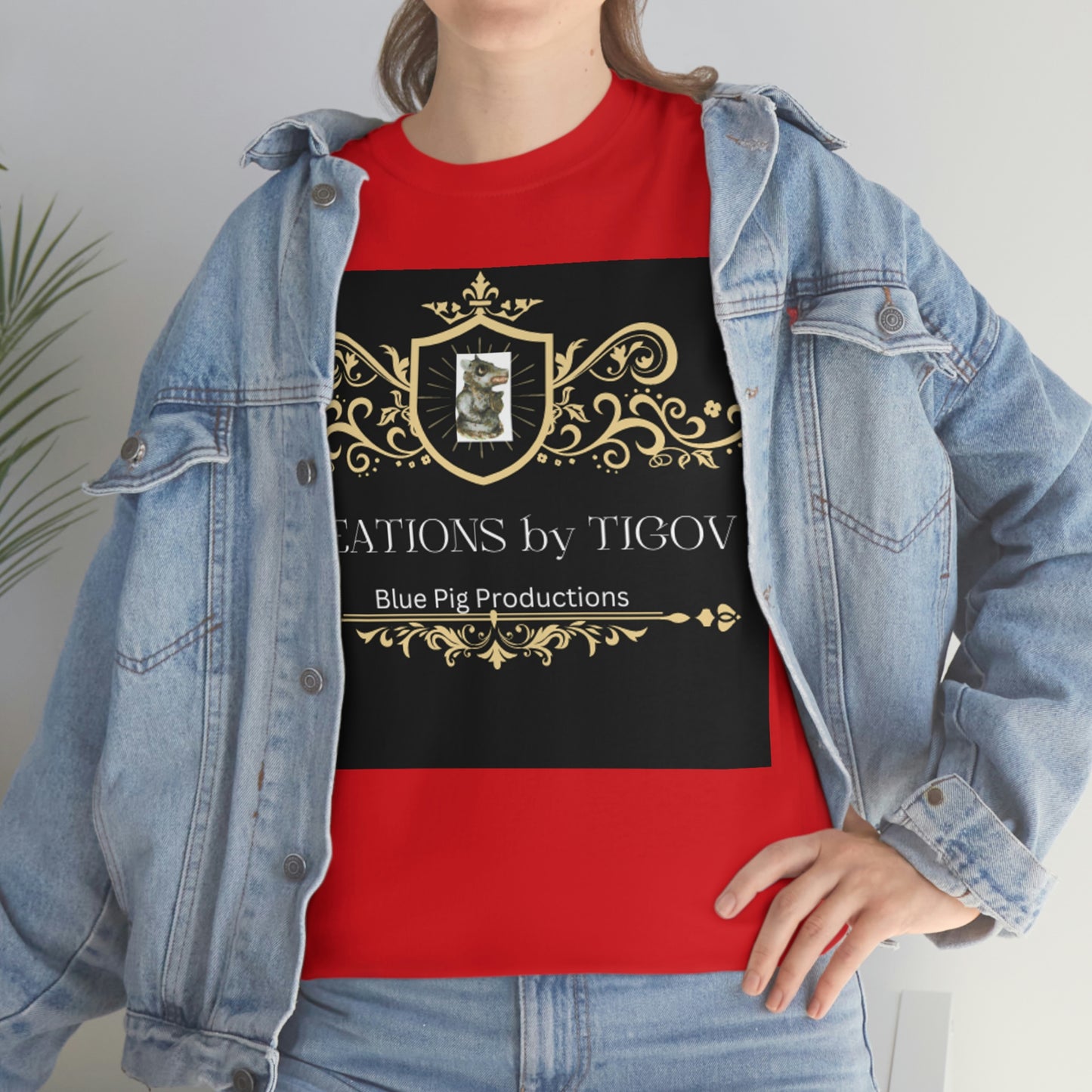 CREATIONS BY TIGOV Unisex Heavy Cotton Tee