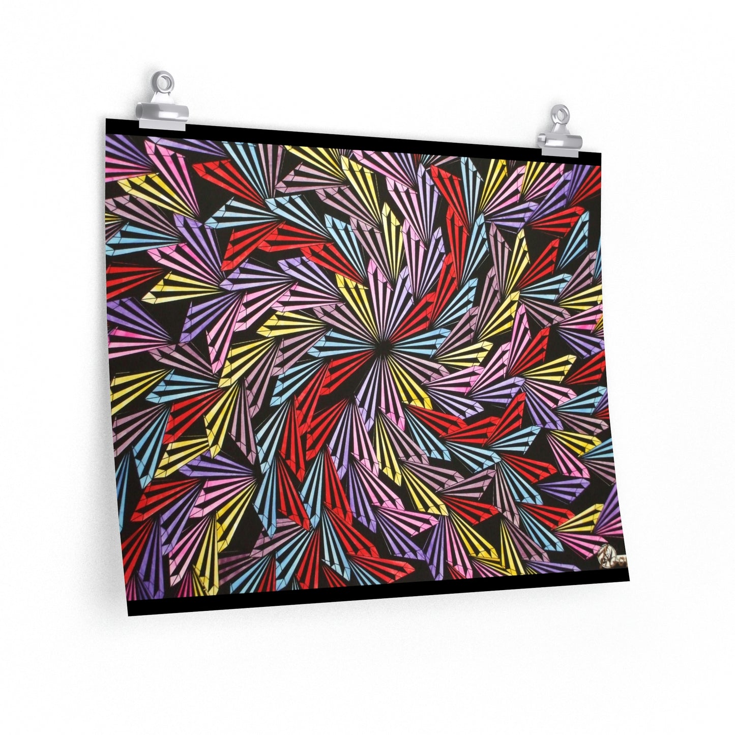 PINWHEEL Premium Matte horizontal posters