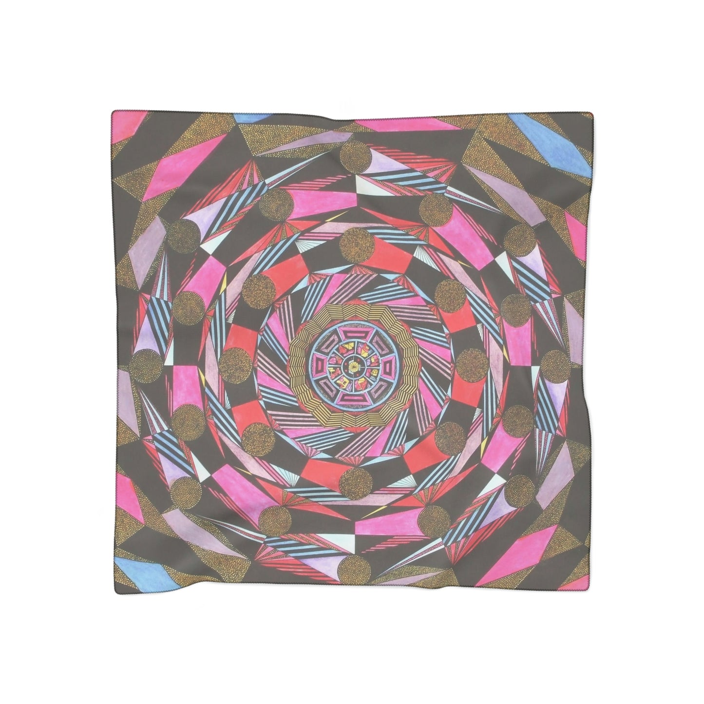ABSTRACT COLONNADE Poly Scarf