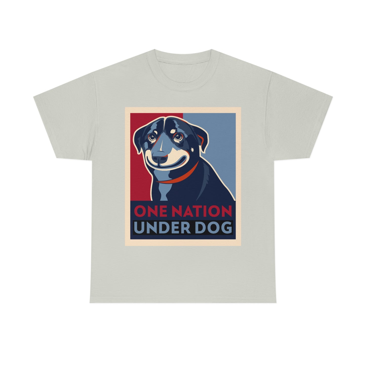 ONE NATION UNDER DOG Unisex Heavy Cotton Tee